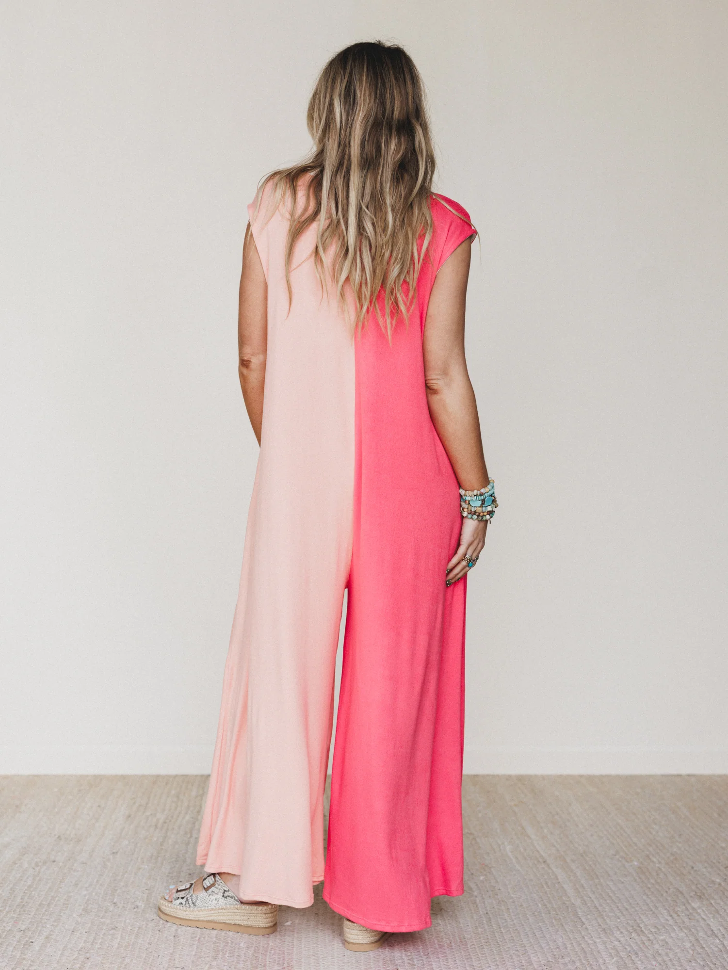 Here for the Party Jumpsuit - Coral Salmon - Image 5
