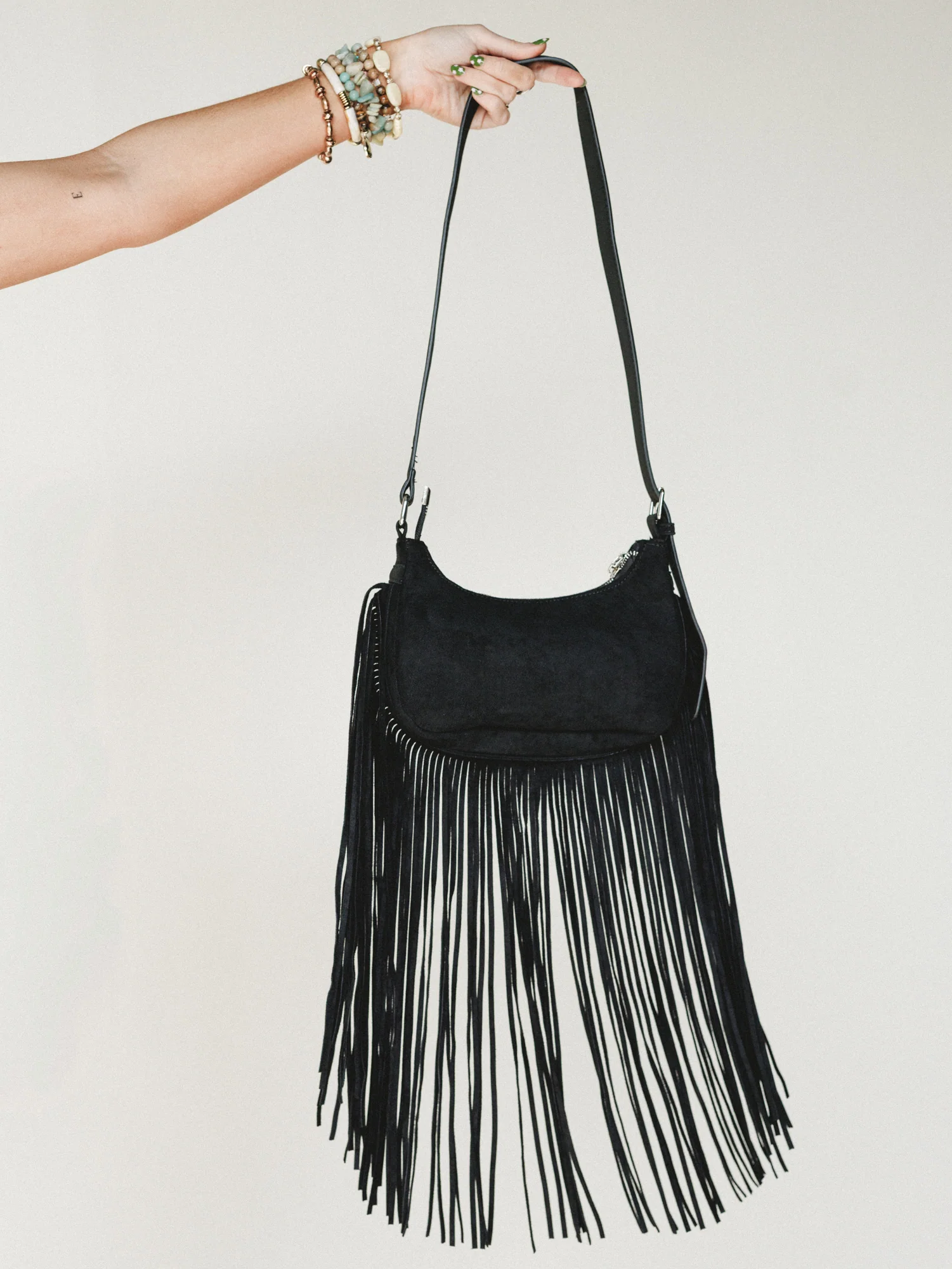 High West Fringe Bag - Black - Image 2