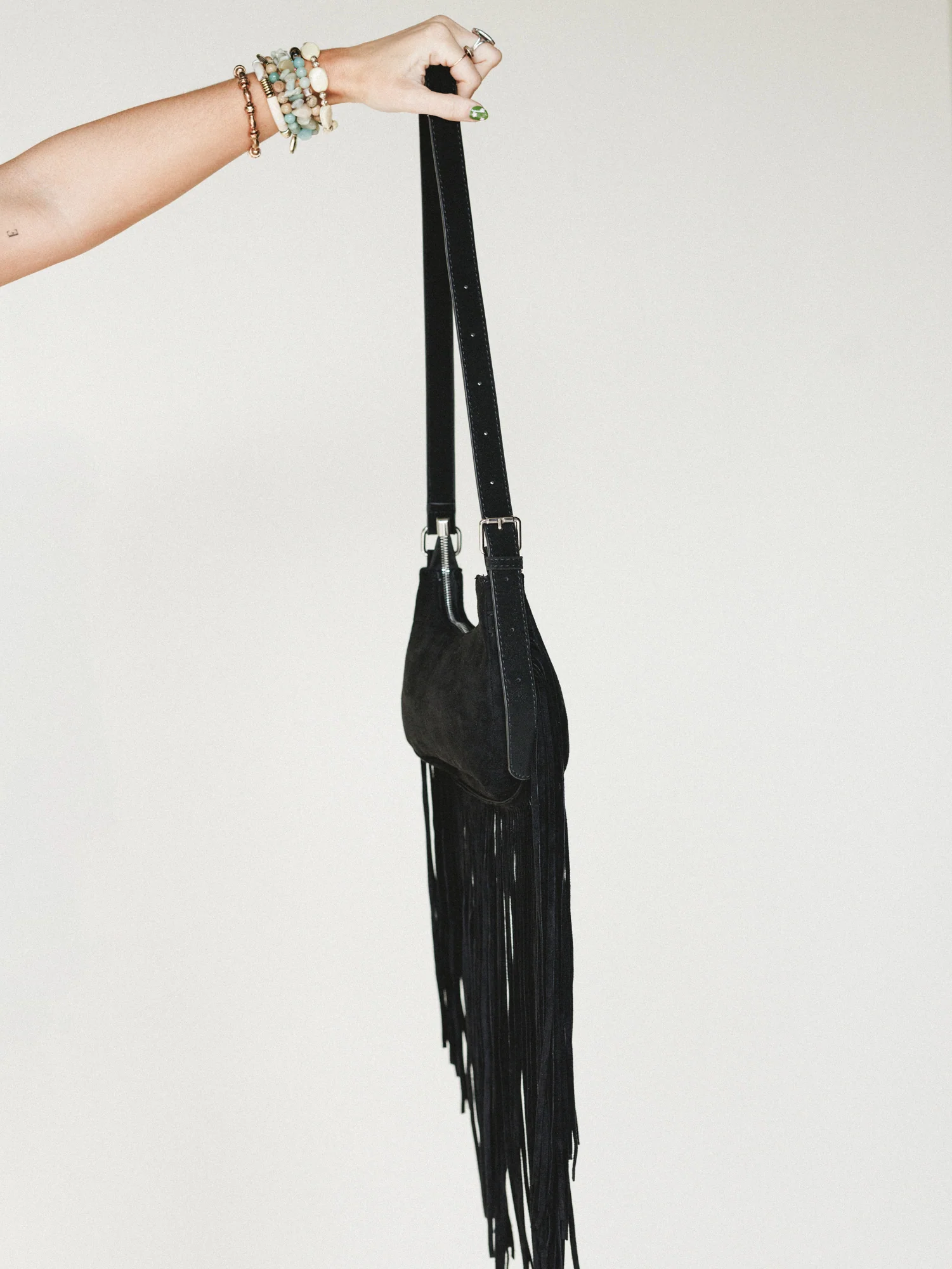 High West Fringe Bag - Black - Image 3