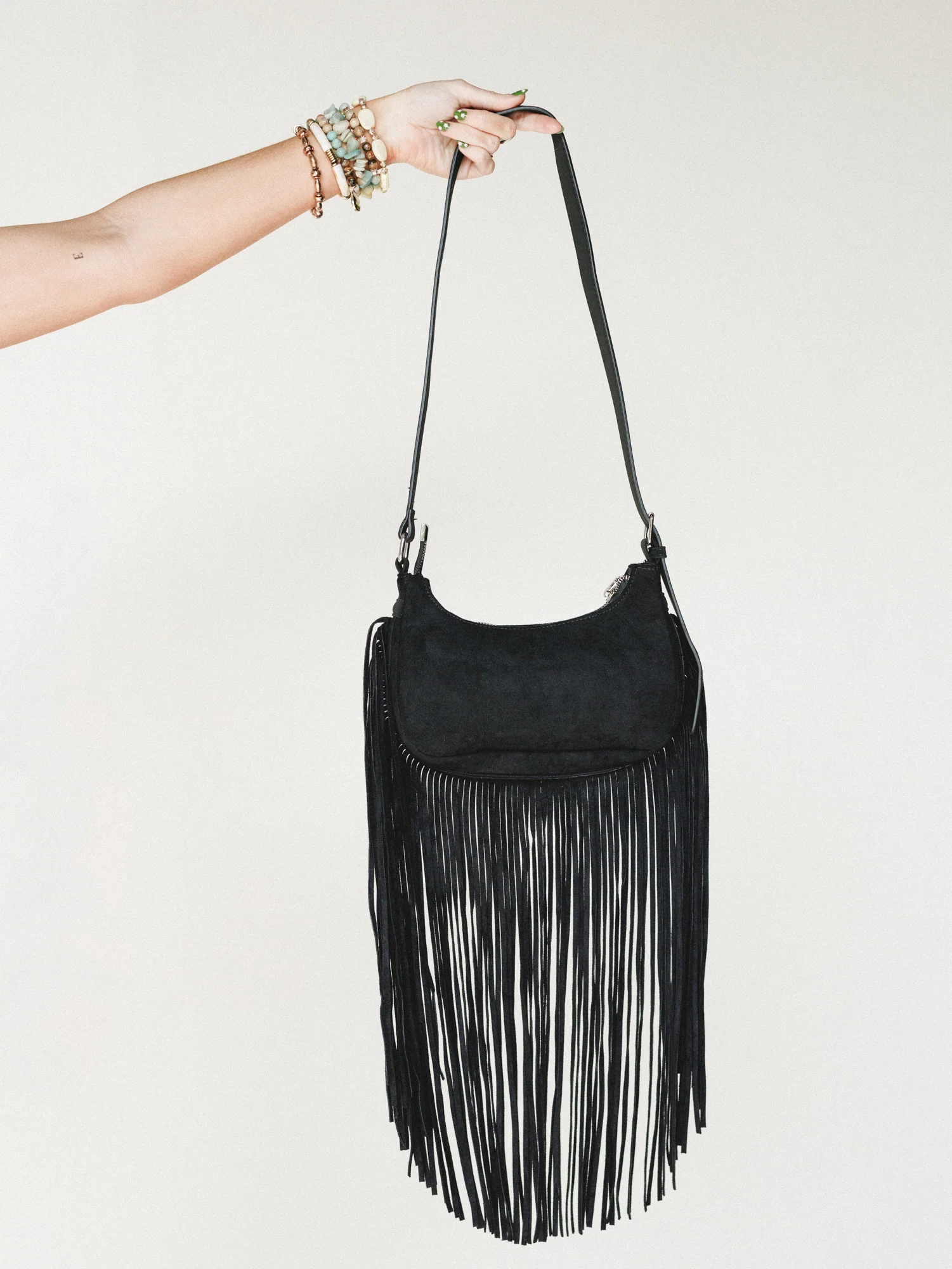 High West Fringe Bag - Black - Image 4