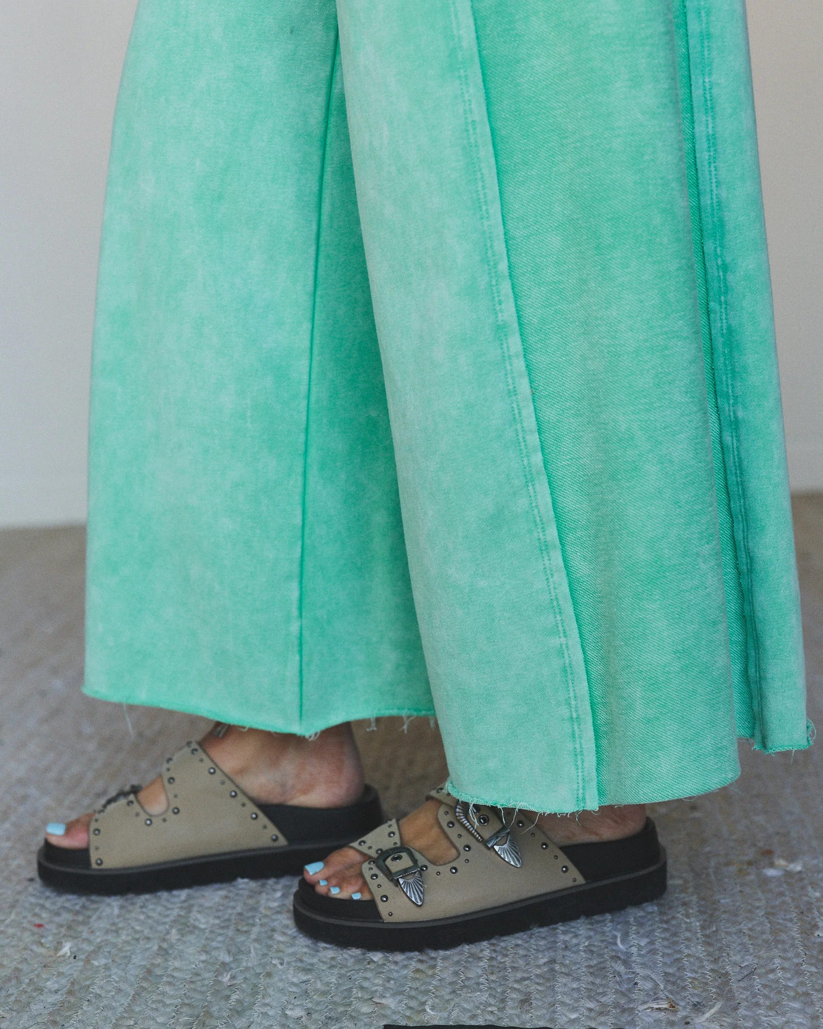 Hit the Mark Pants - Teal - Image 3