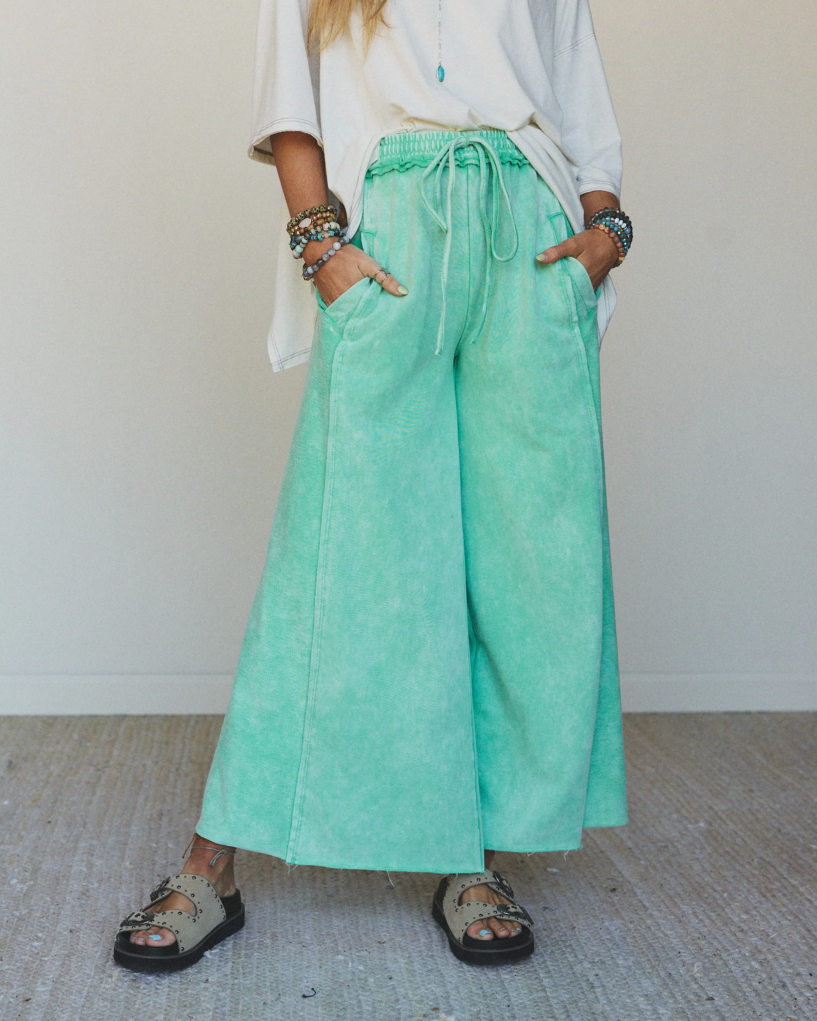 Hit the Mark Pants - Teal - Image 7