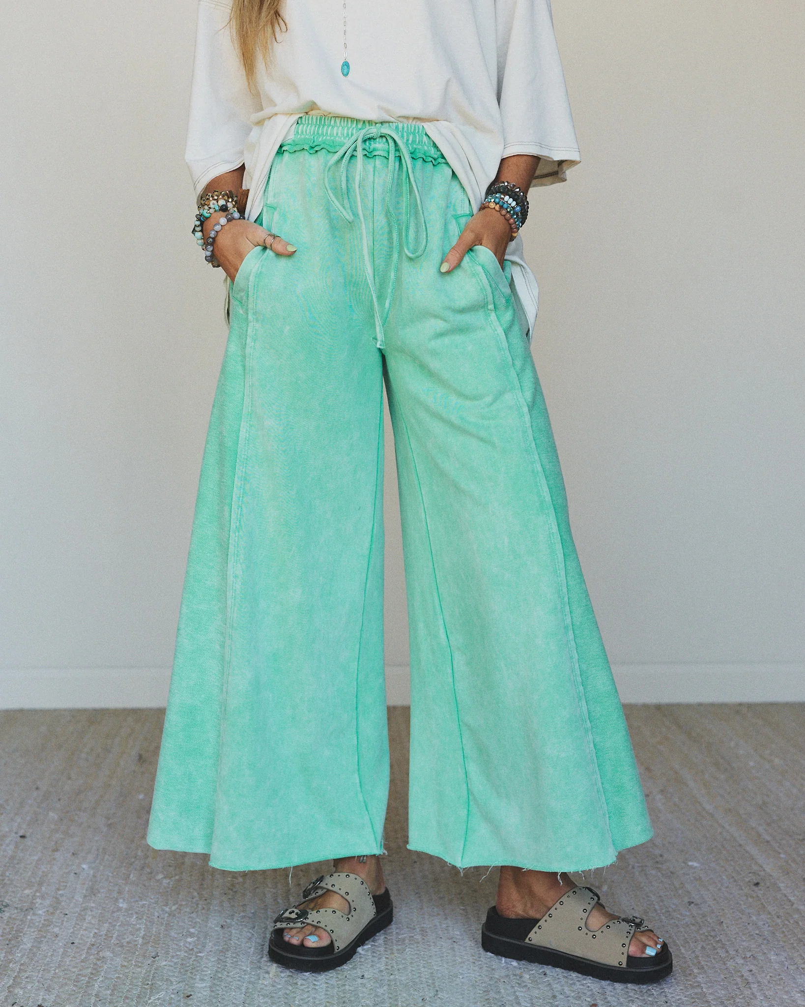 Hit the Mark Pants - Teal - Pre Order