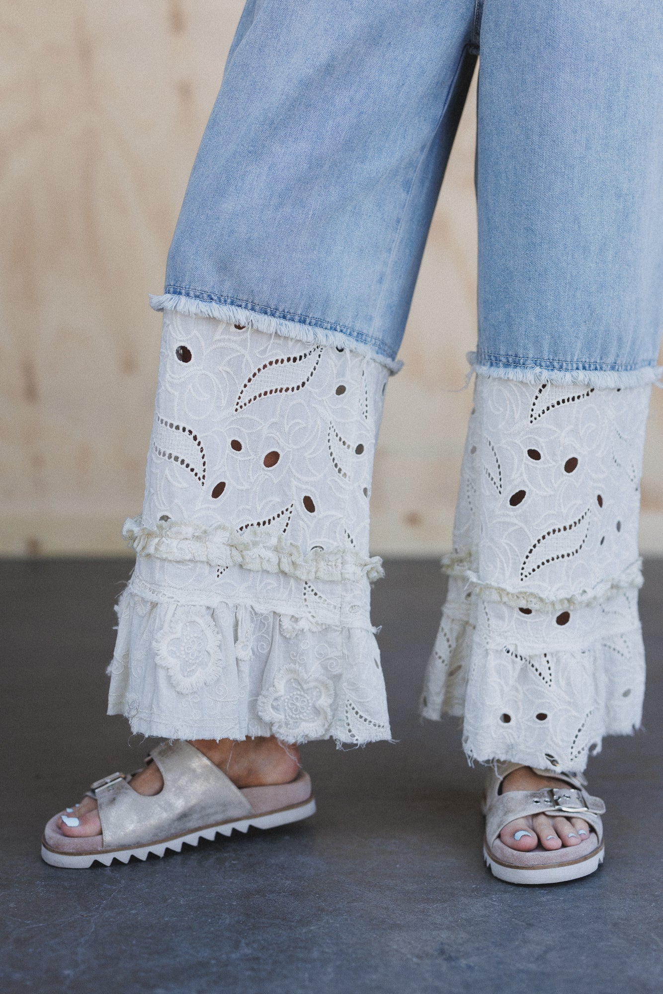 Hometown Love Overalls - Denim - Image 2