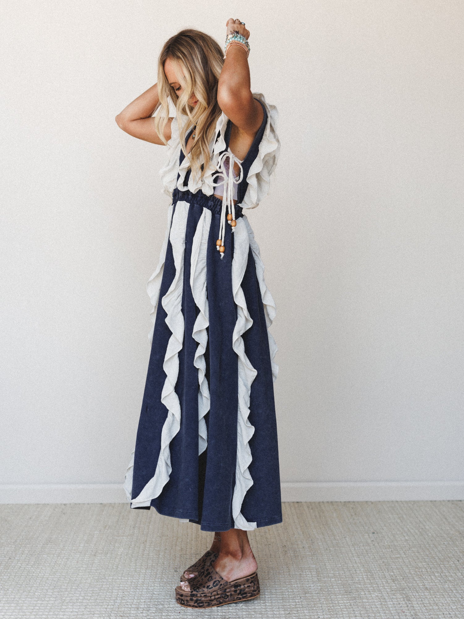 Honey Maple Dress - Washed Blue - Image 2