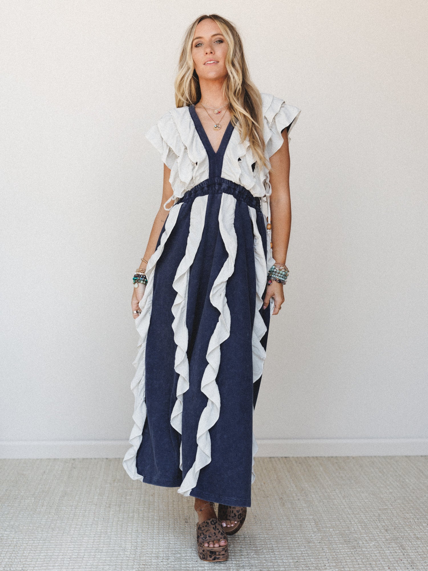 Honey Maple Dress - Washed Blue - Image 5