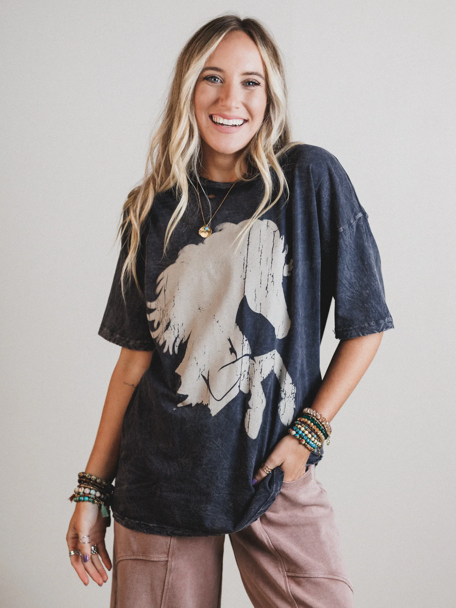Horse Queen Tee - Charcoal - Image 3