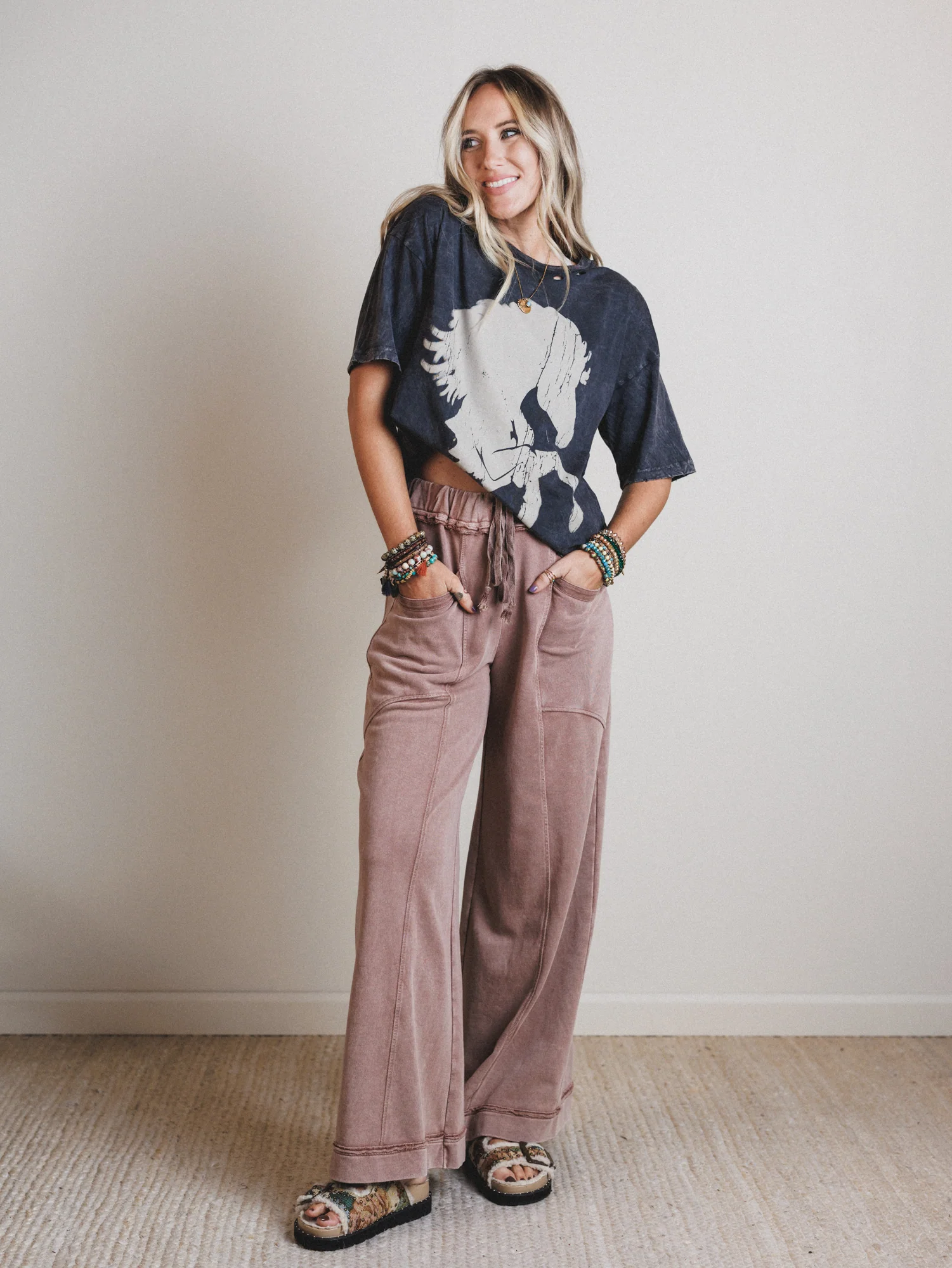Horse Queen Tee - Charcoal - Image 4