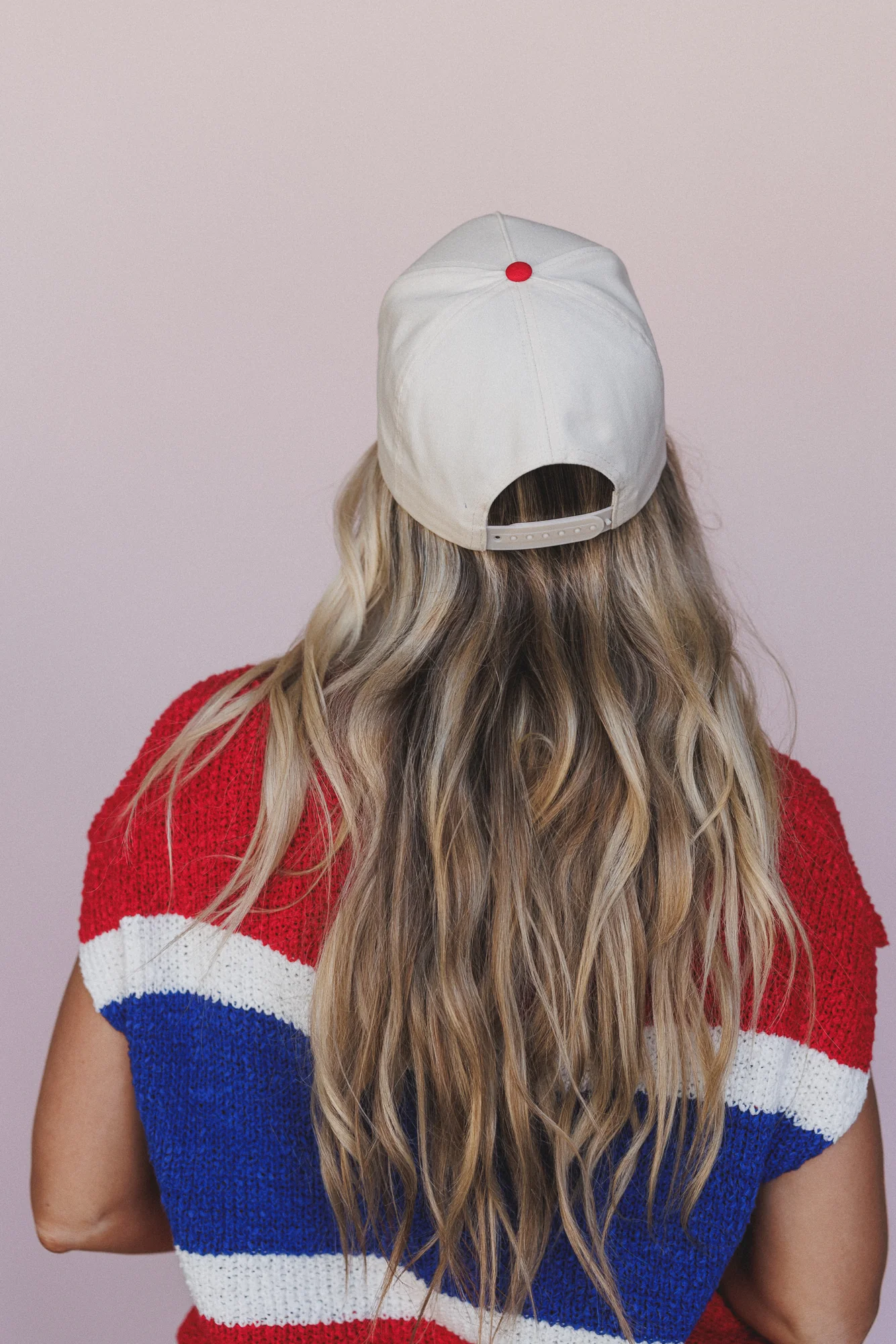 Howdy Cowboy Two Tone Hat - Red - Image 3
