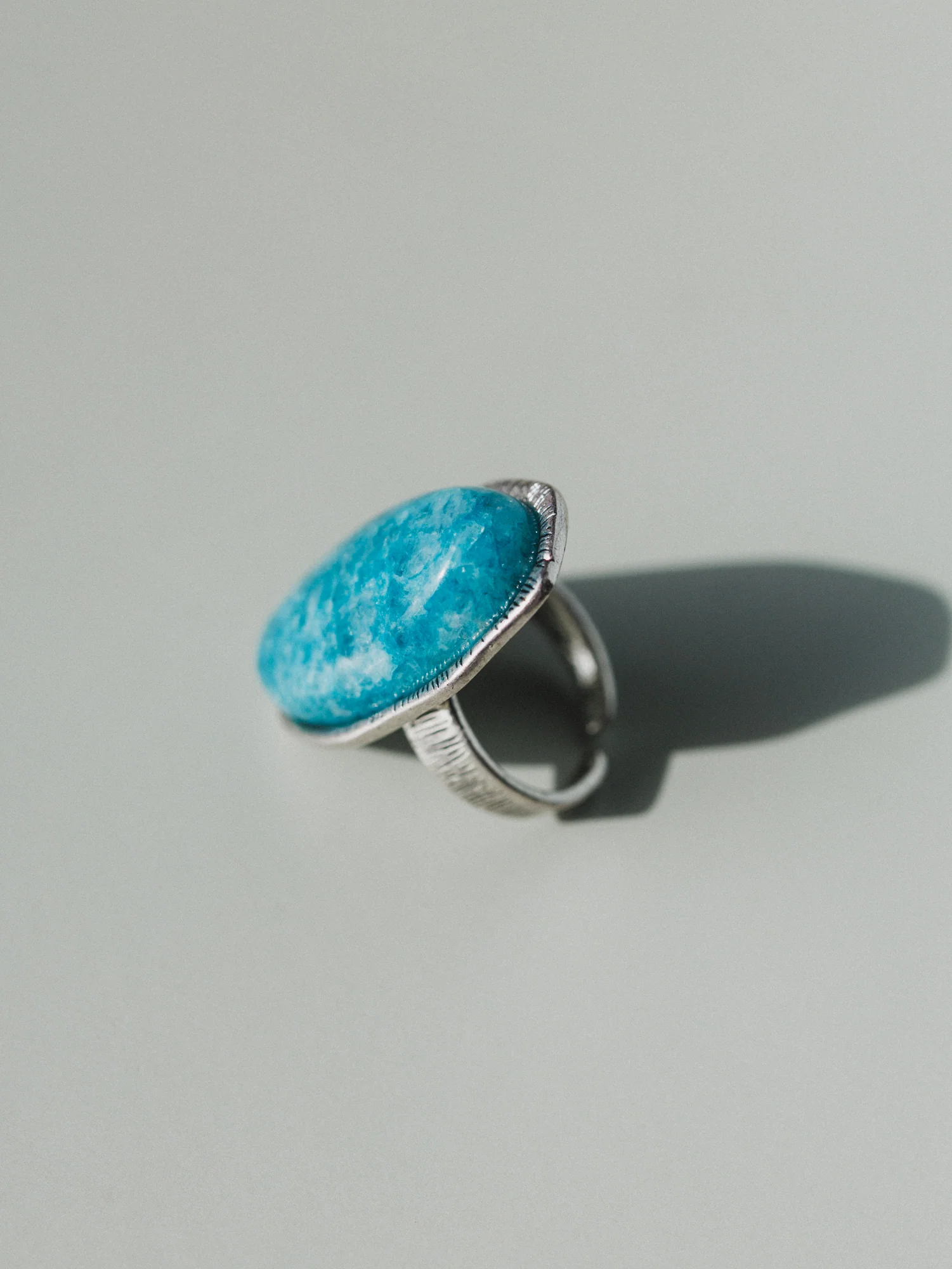Ibiza Moon Stone Ring - Turquoise - Image 3