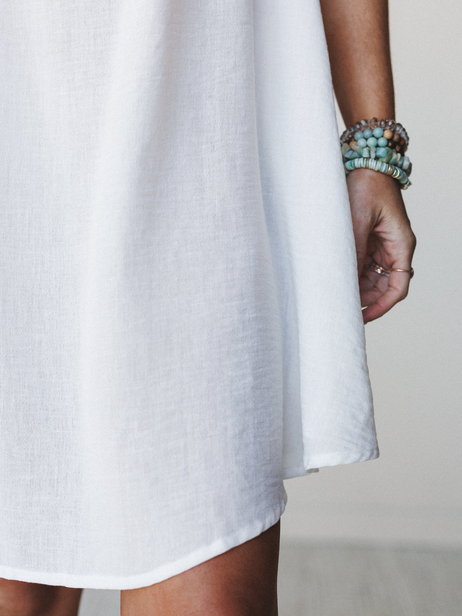 In A Mini Dress - White - Image 3