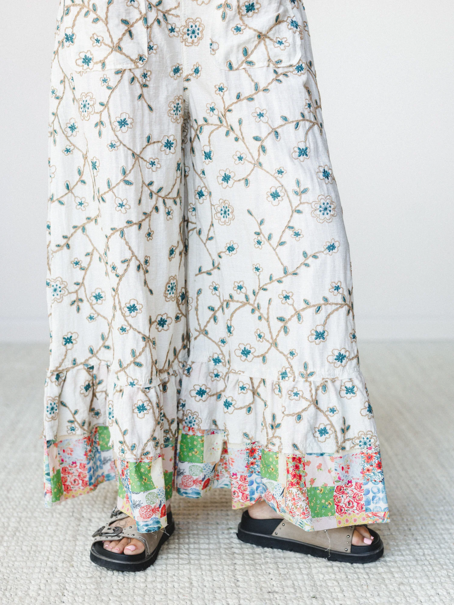 In Love with Lily Jumpsuit - Natural Green Floral - Image 4
