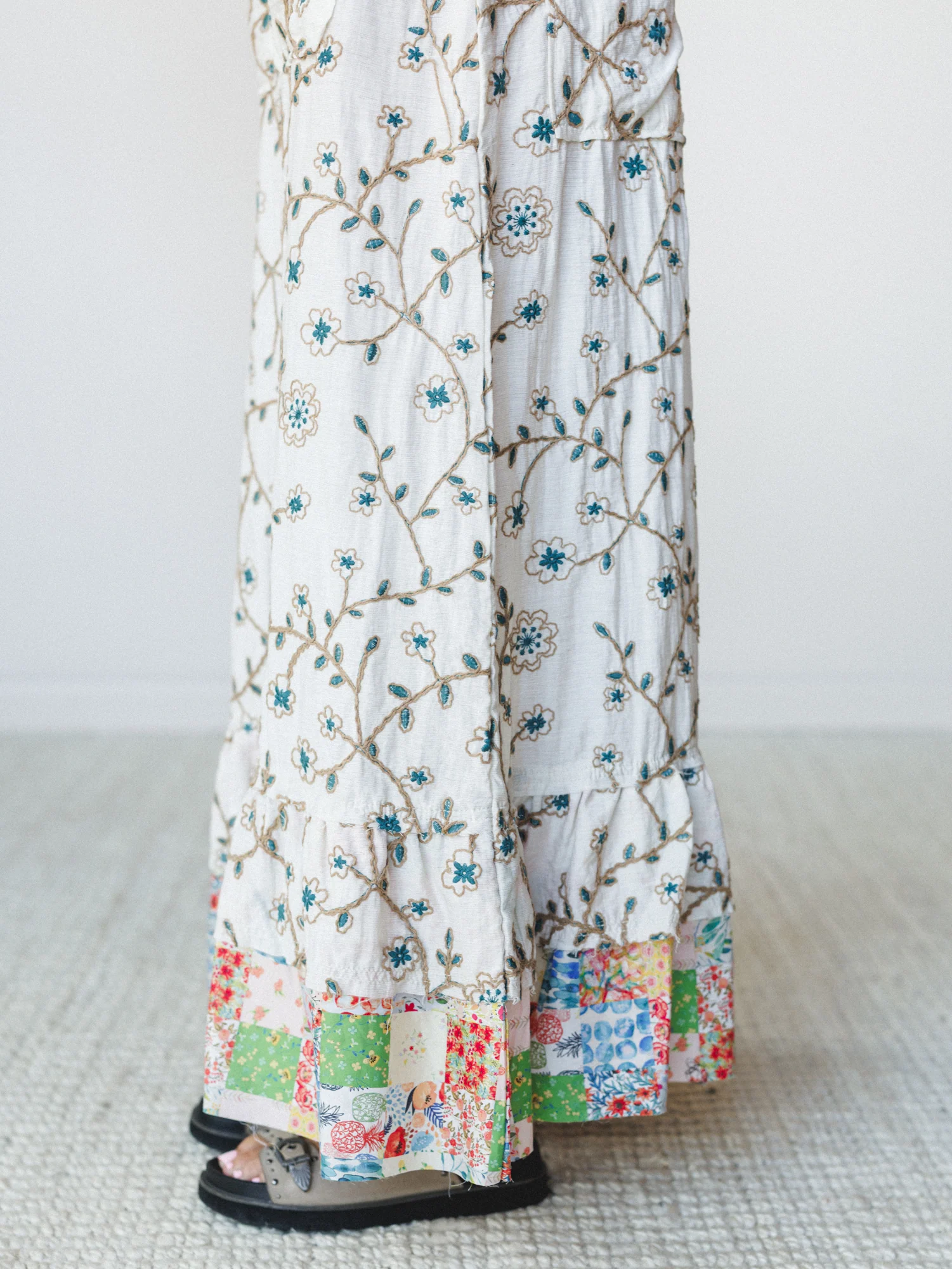 In Love with Lily Jumpsuit - Natural Green Floral - Image 7