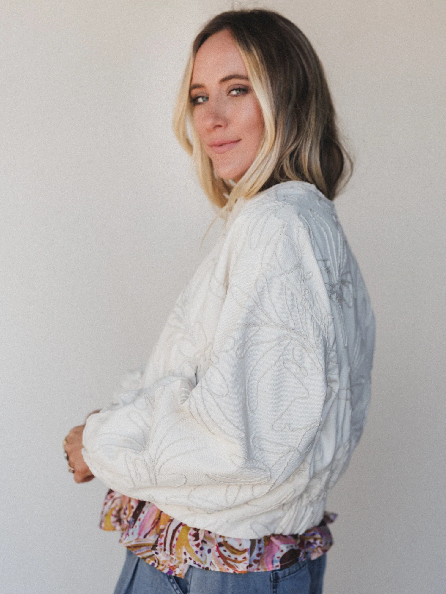 In The Details Jacket - Beige - Image 3