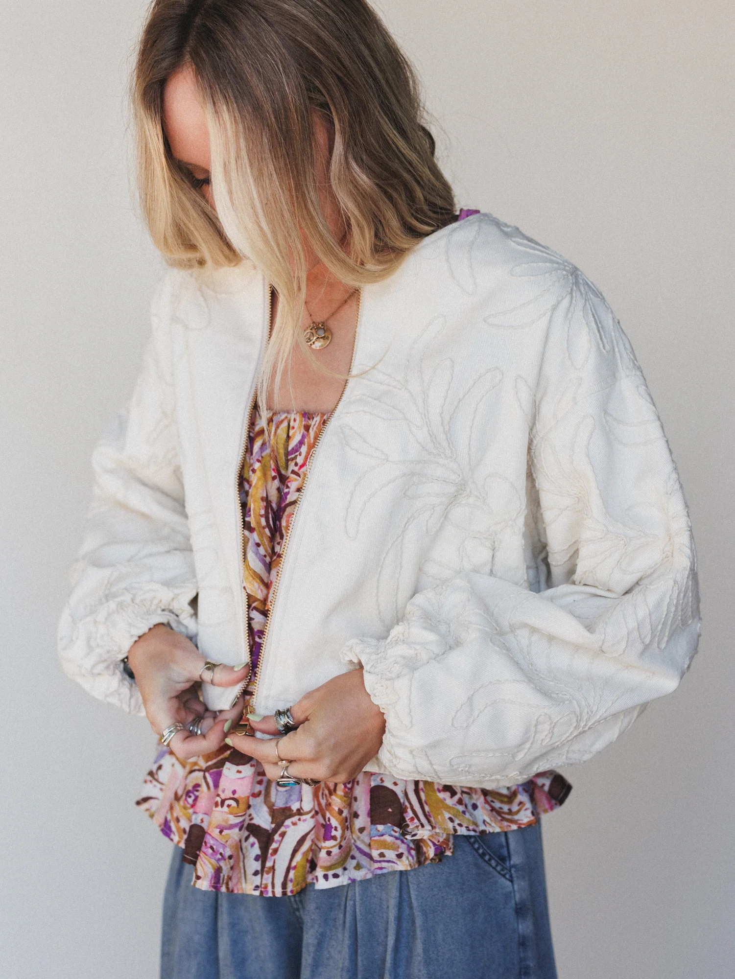 In The Details Jacket - Beige - Image 5