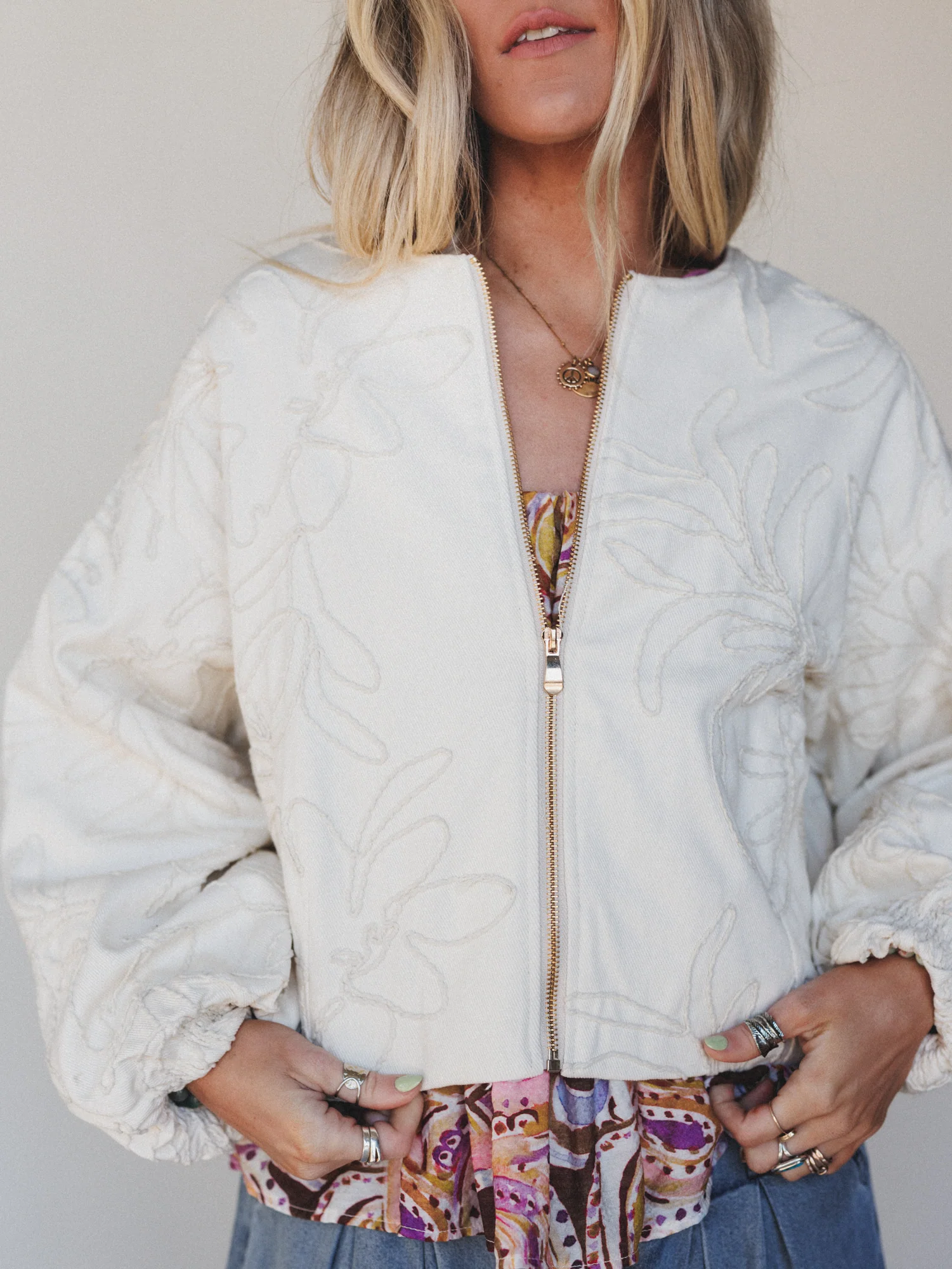 In The Details Jacket - Beige - Image 6