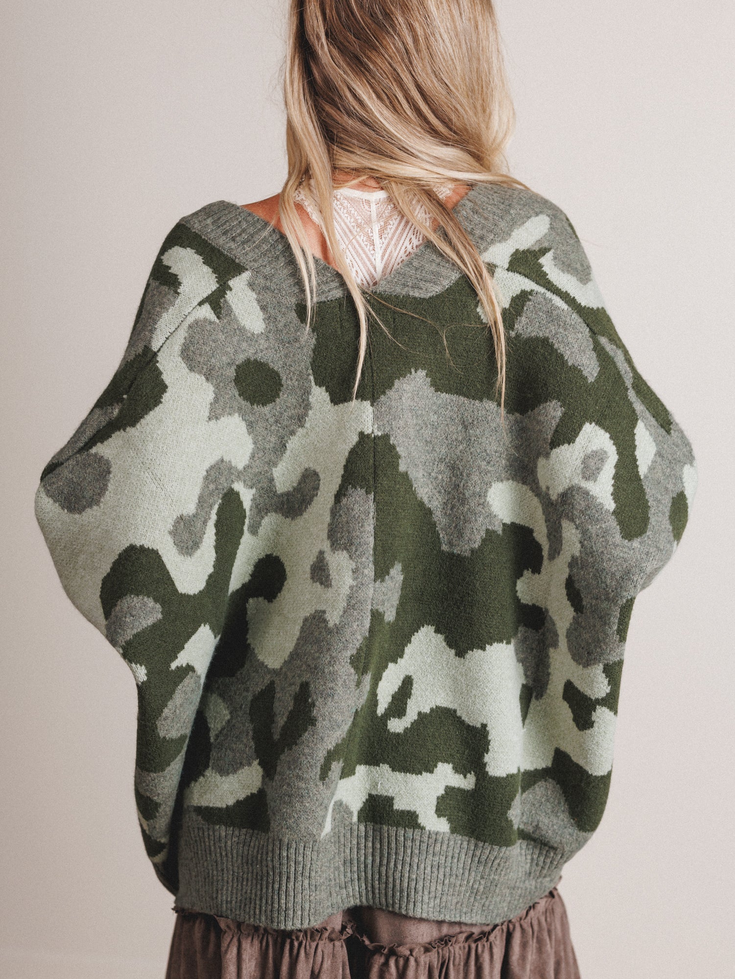 Into The Dusk Cardigan - Camo - Image 3