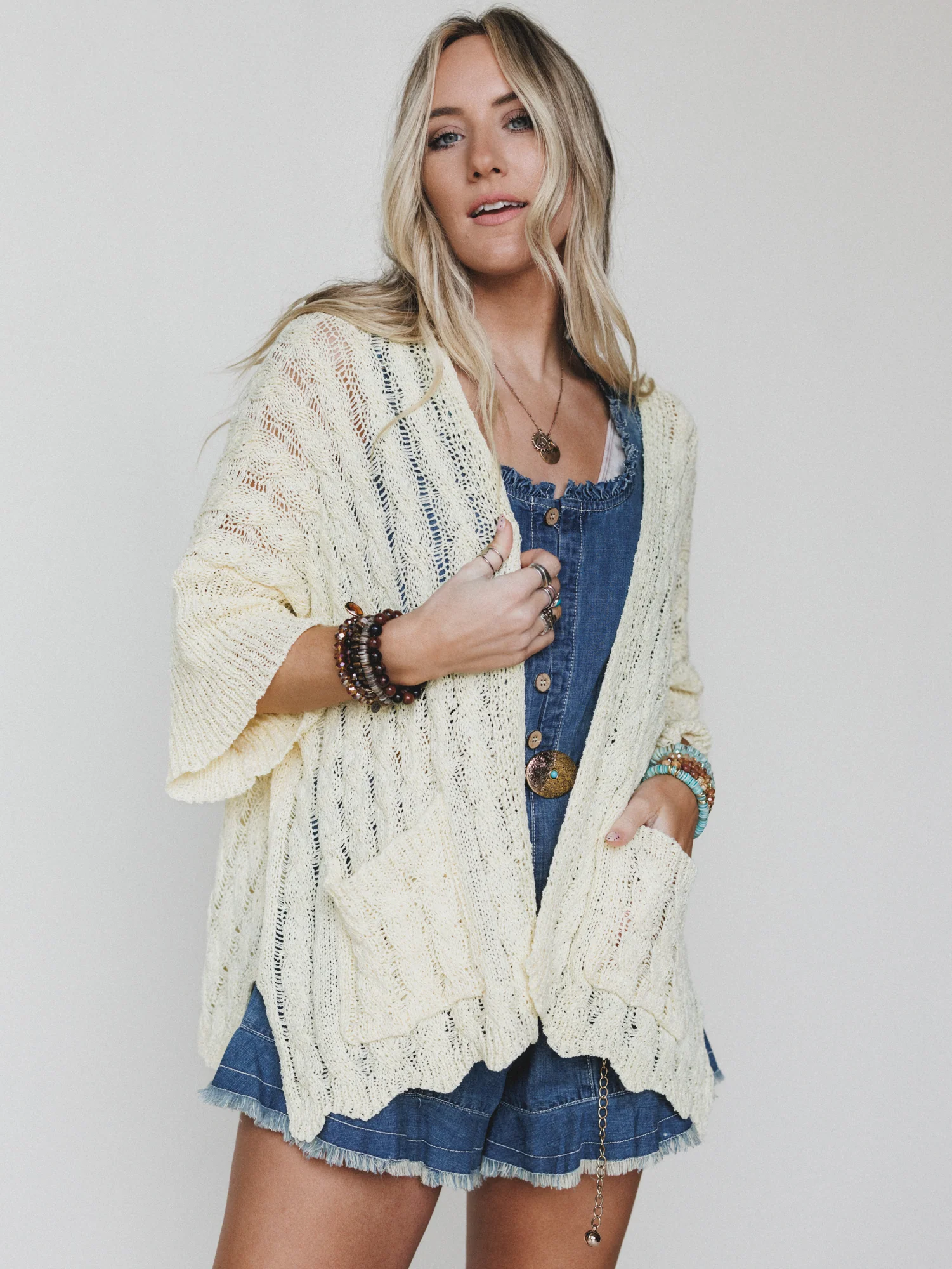 Island Escape Cardigan - Pineapple