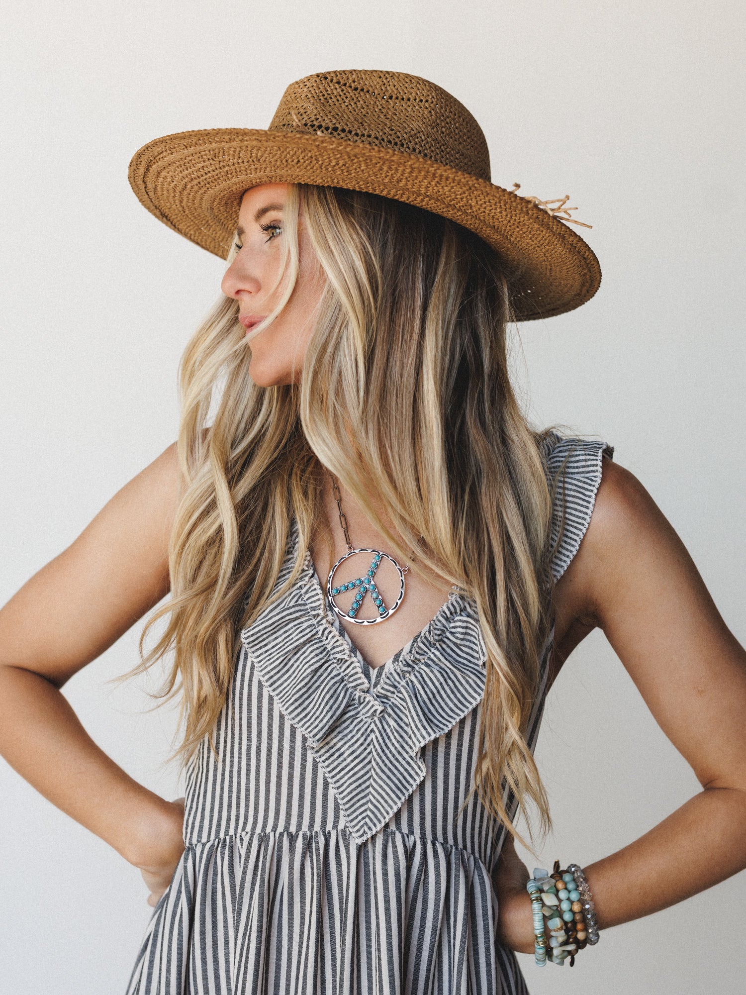 Island Summer Hat - Tan - Image 5