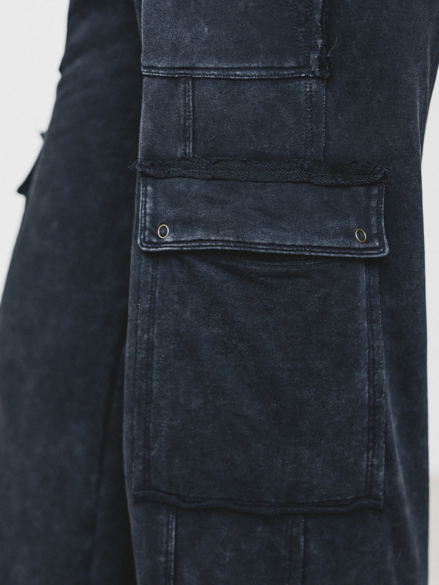It's a Match Wide Leg Pants - Ash Black - Image 5