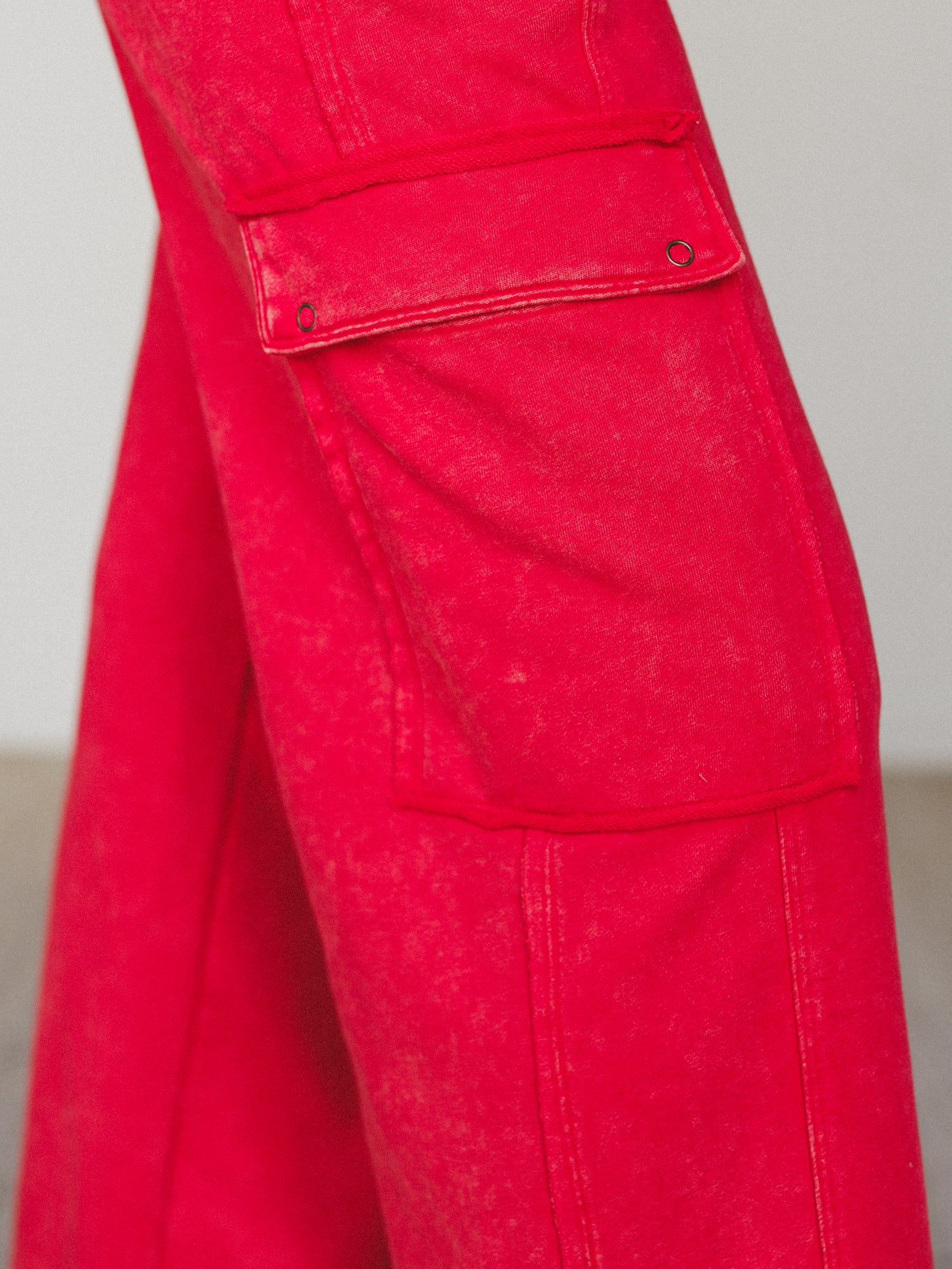 It's a Match Wide Leg Pants - Red - Image 2