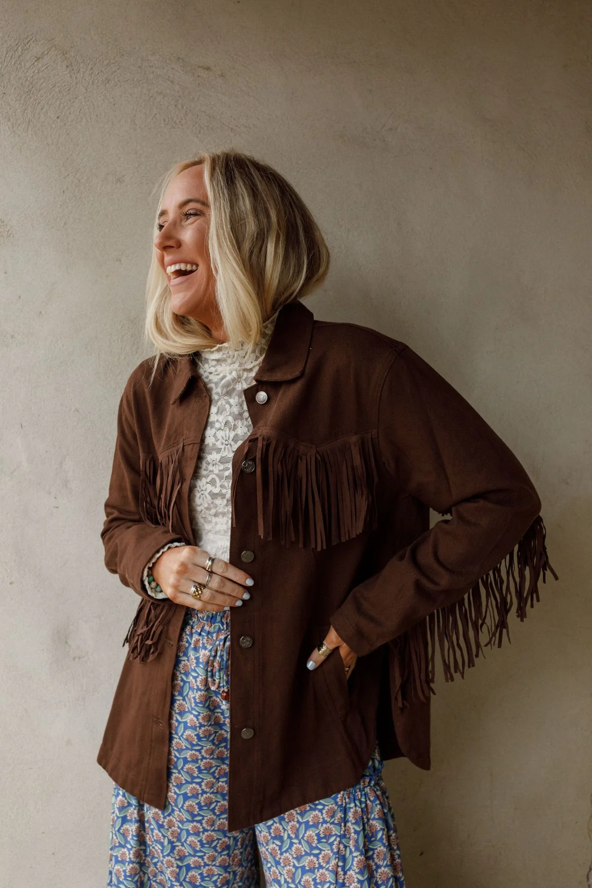 Jackson Hole Button Down Jacket - Chocolate - Image 5