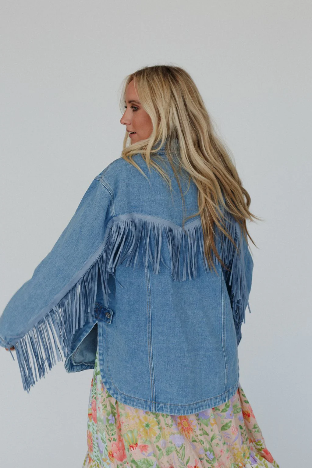Jackson Hole Button Down Jacket - Denim - Image 9