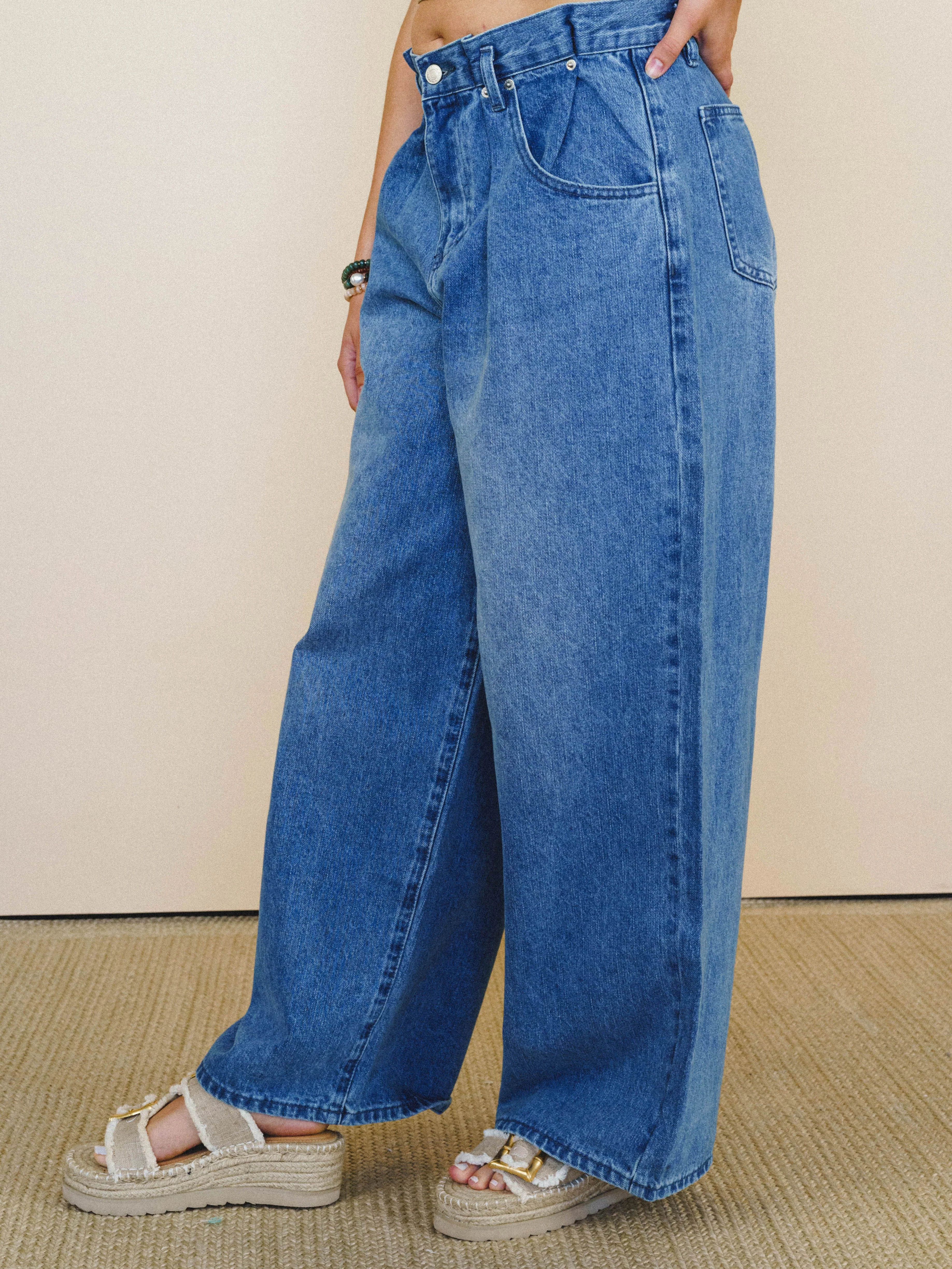 Jenny Cool Trouser Jeans - Denim Blue - Image 2
