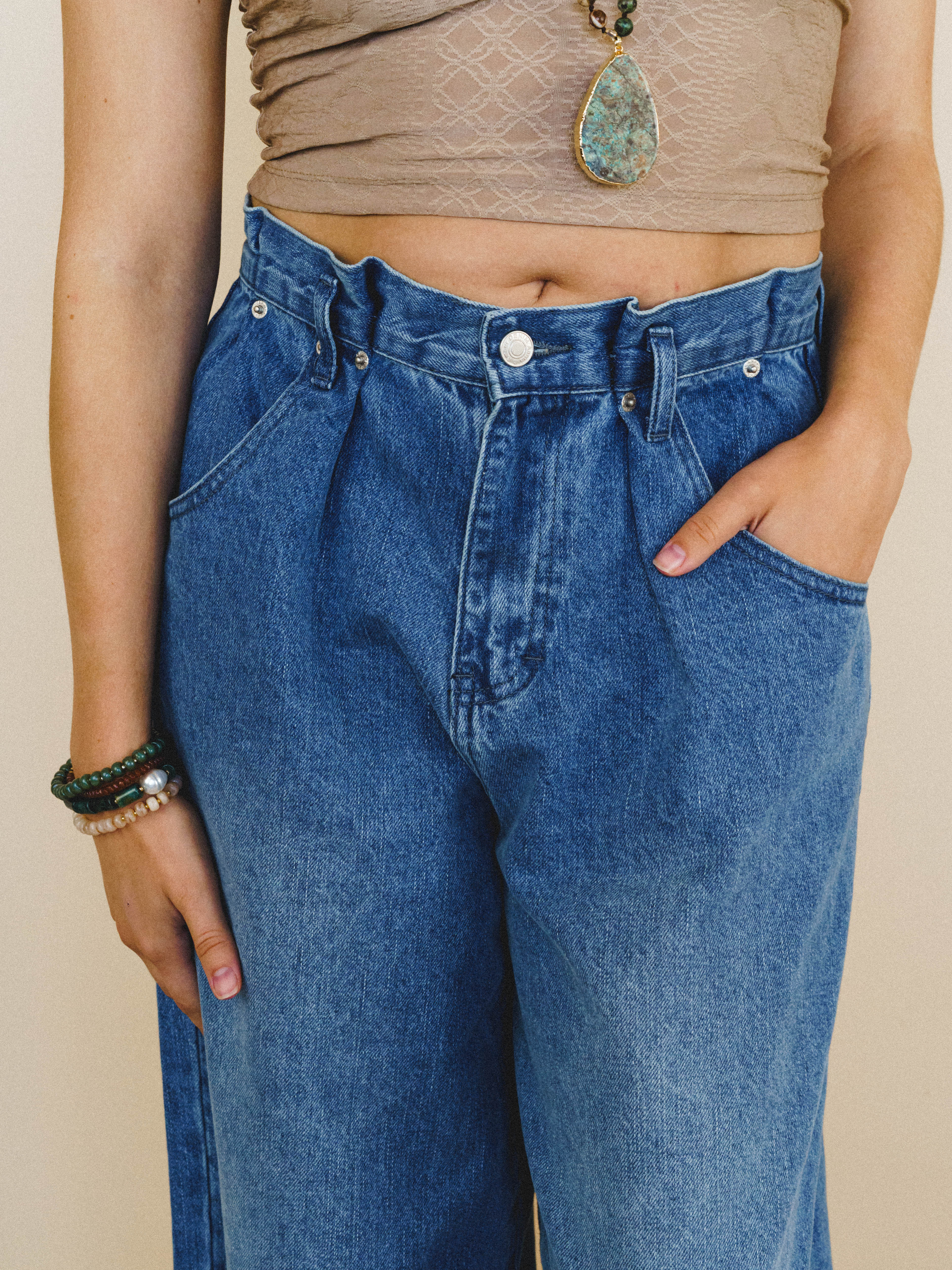 Jenny Cool Trouser Jeans - Denim Blue - Image 5
