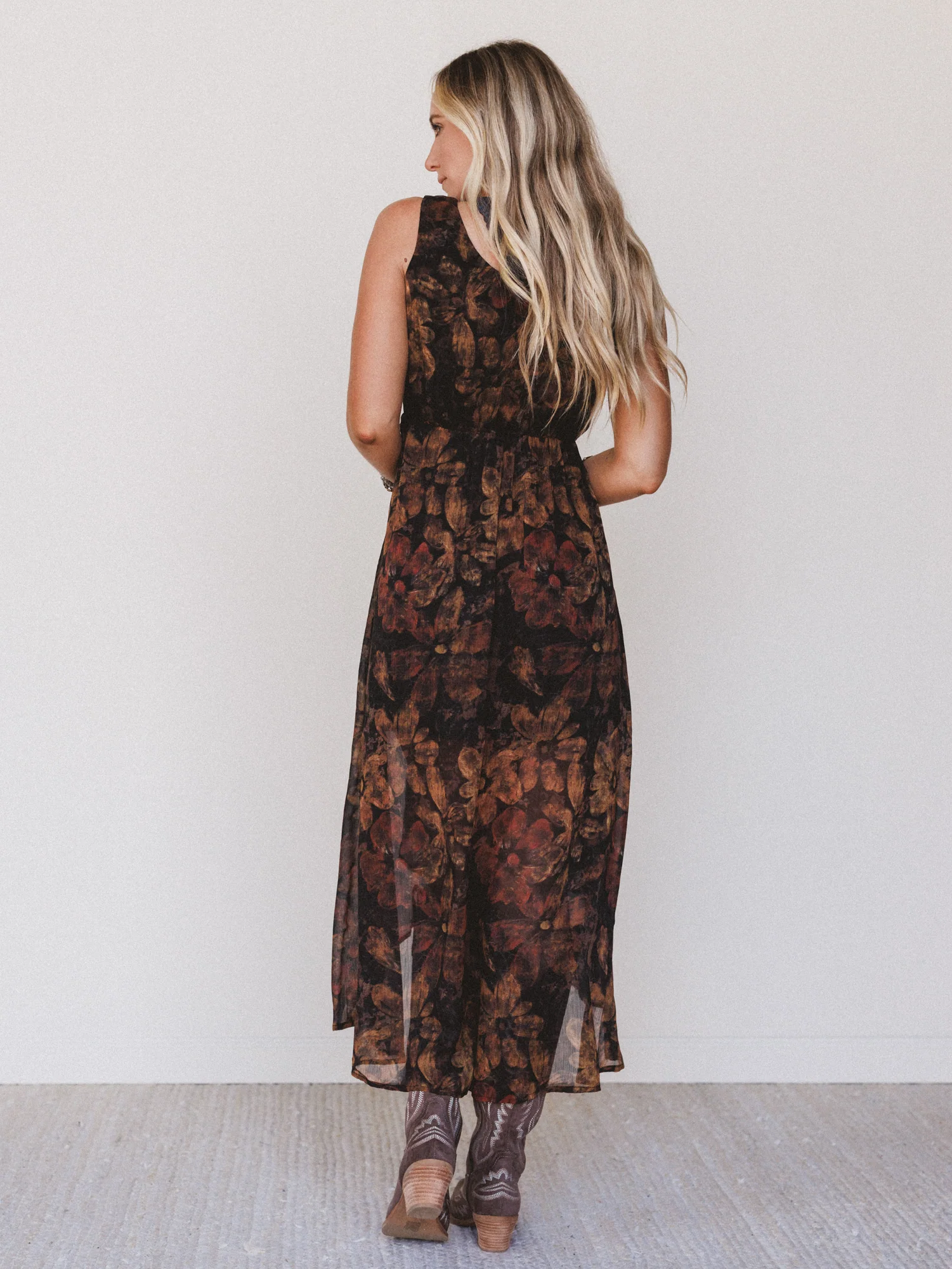 Jocelyn Wrap Dress - Black - Image 6