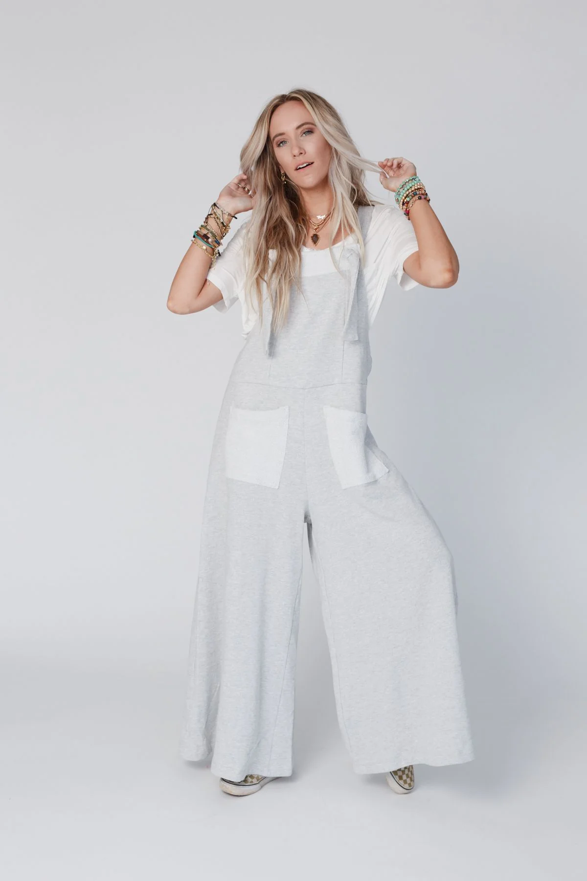 Jodi Jumpsuit - Light Gray - Image 6