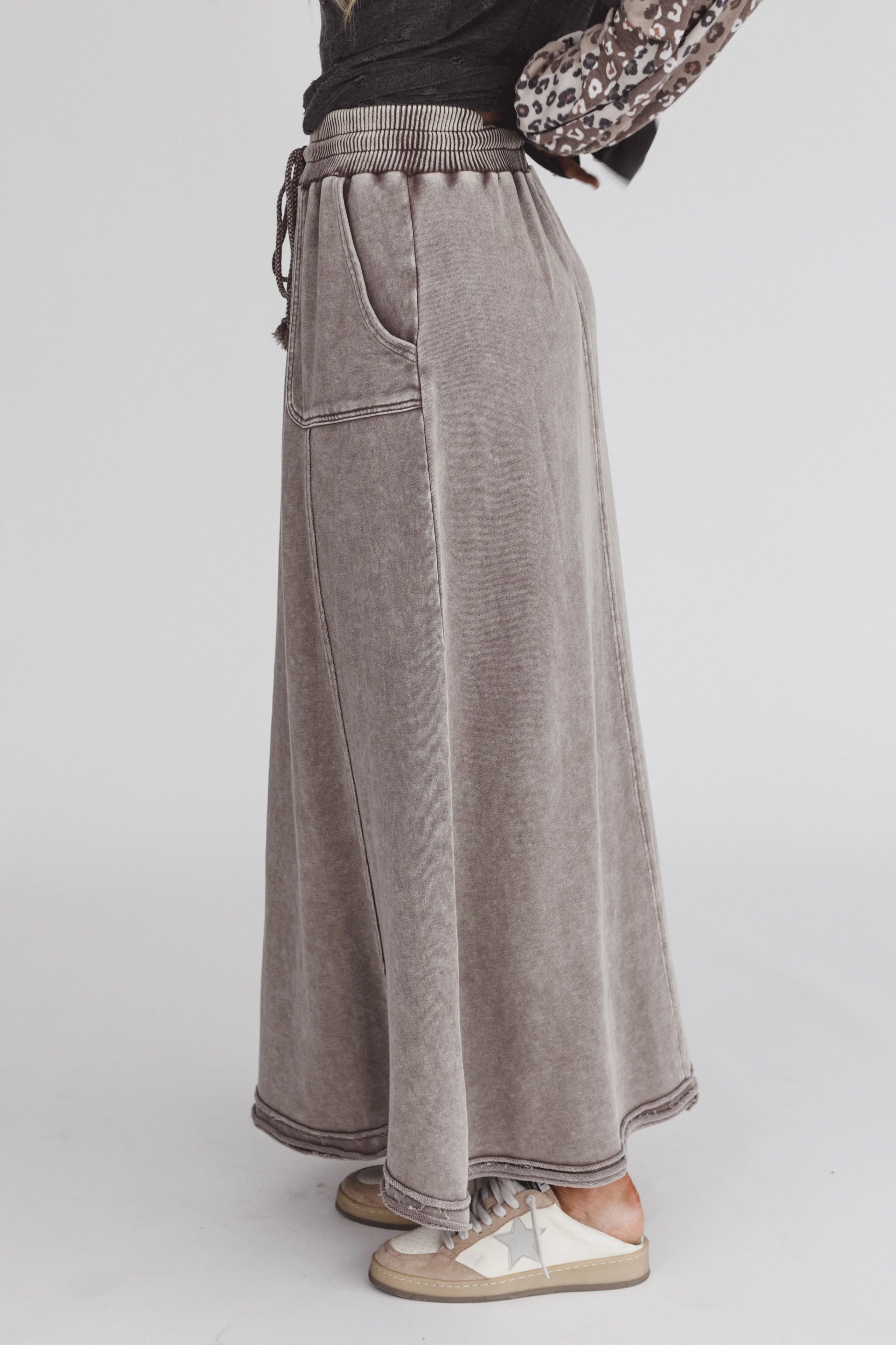 Journie Maxi Skirt - Mocha - Image 4