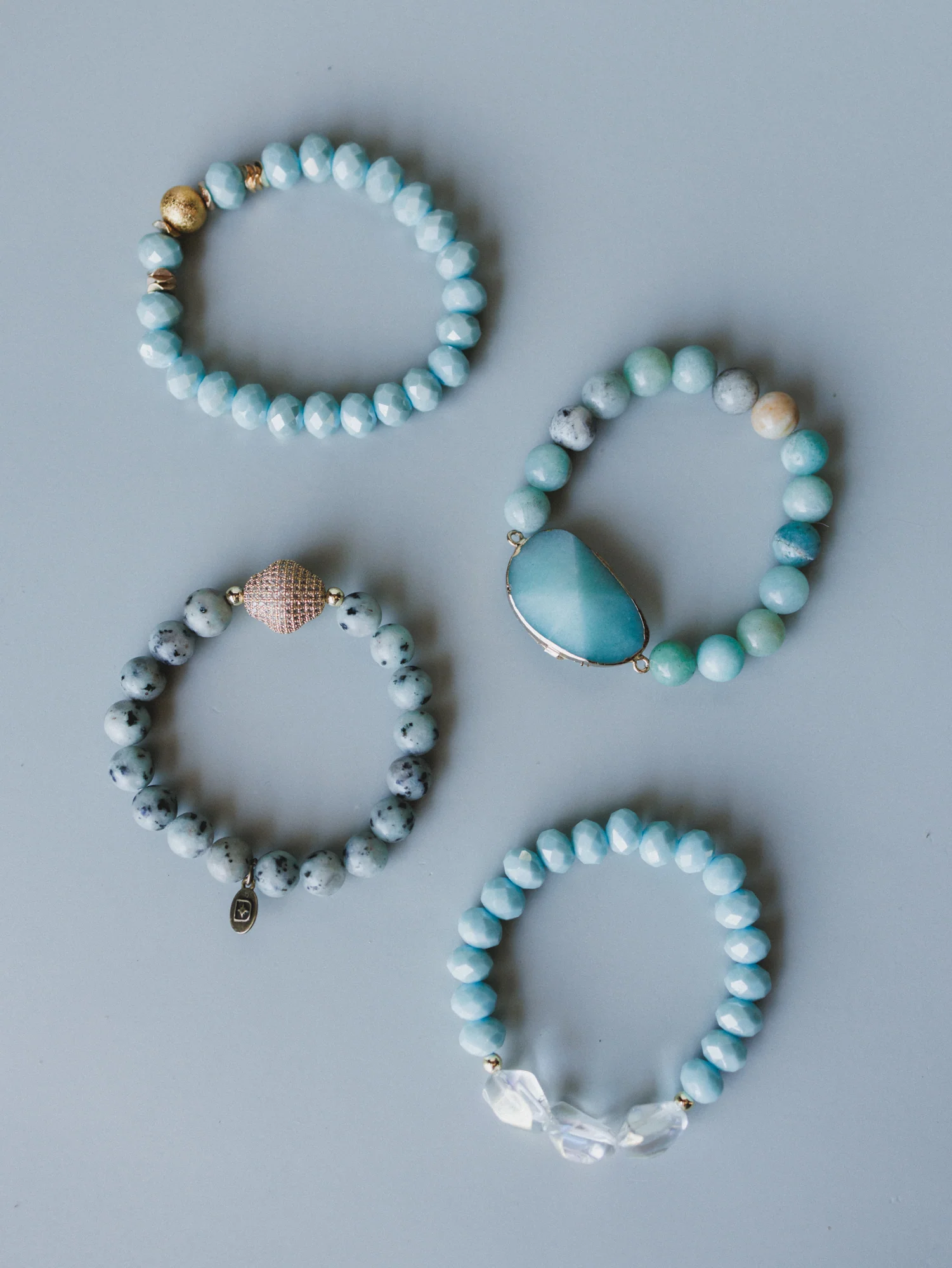 Julia Bracelet Set - Amazonite - Image 2