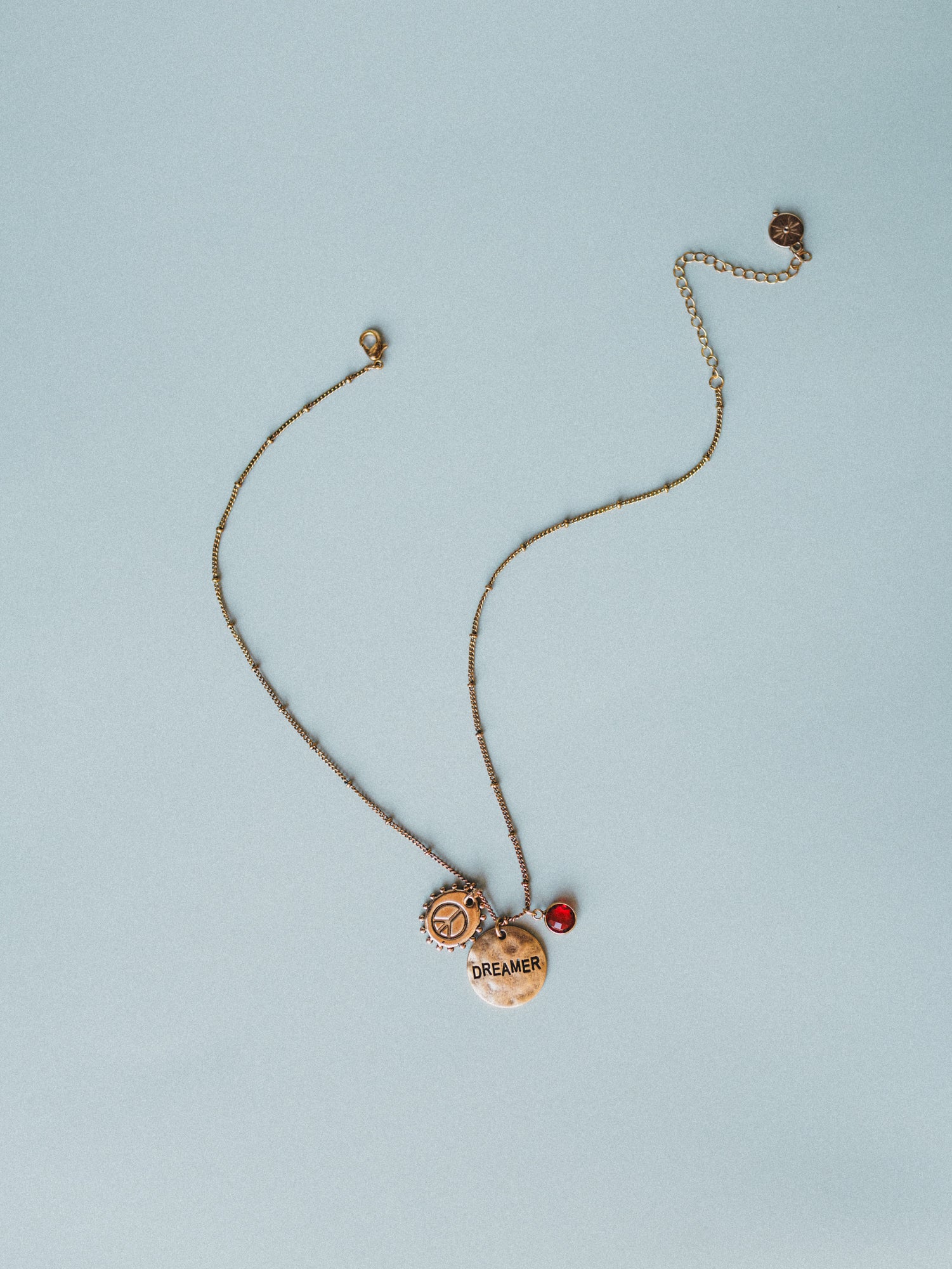 July Dreamer Birthstone Necklace - Ruby - Image 3