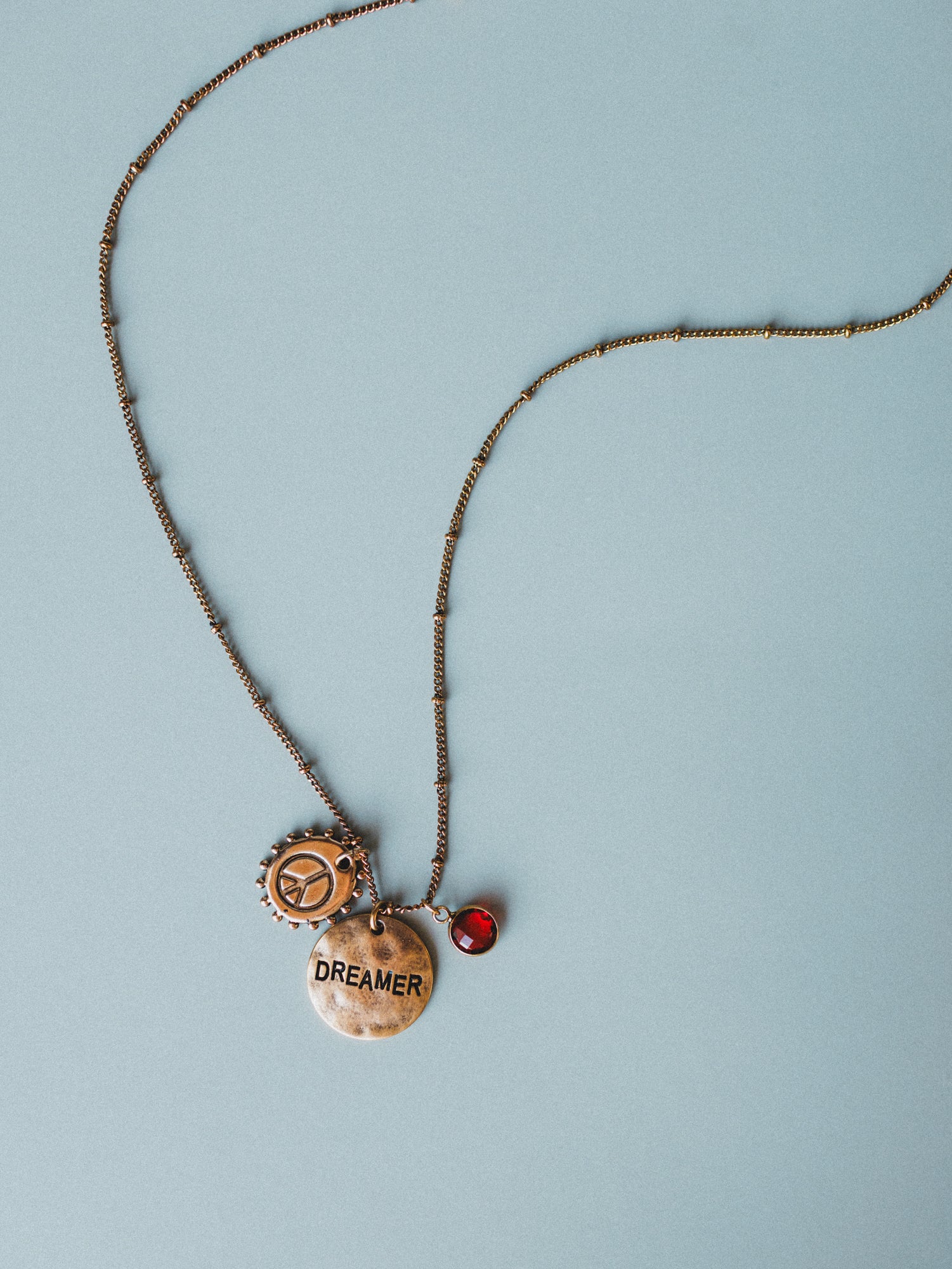 July Dreamer Birthstone Necklace - Ruby - Image 4