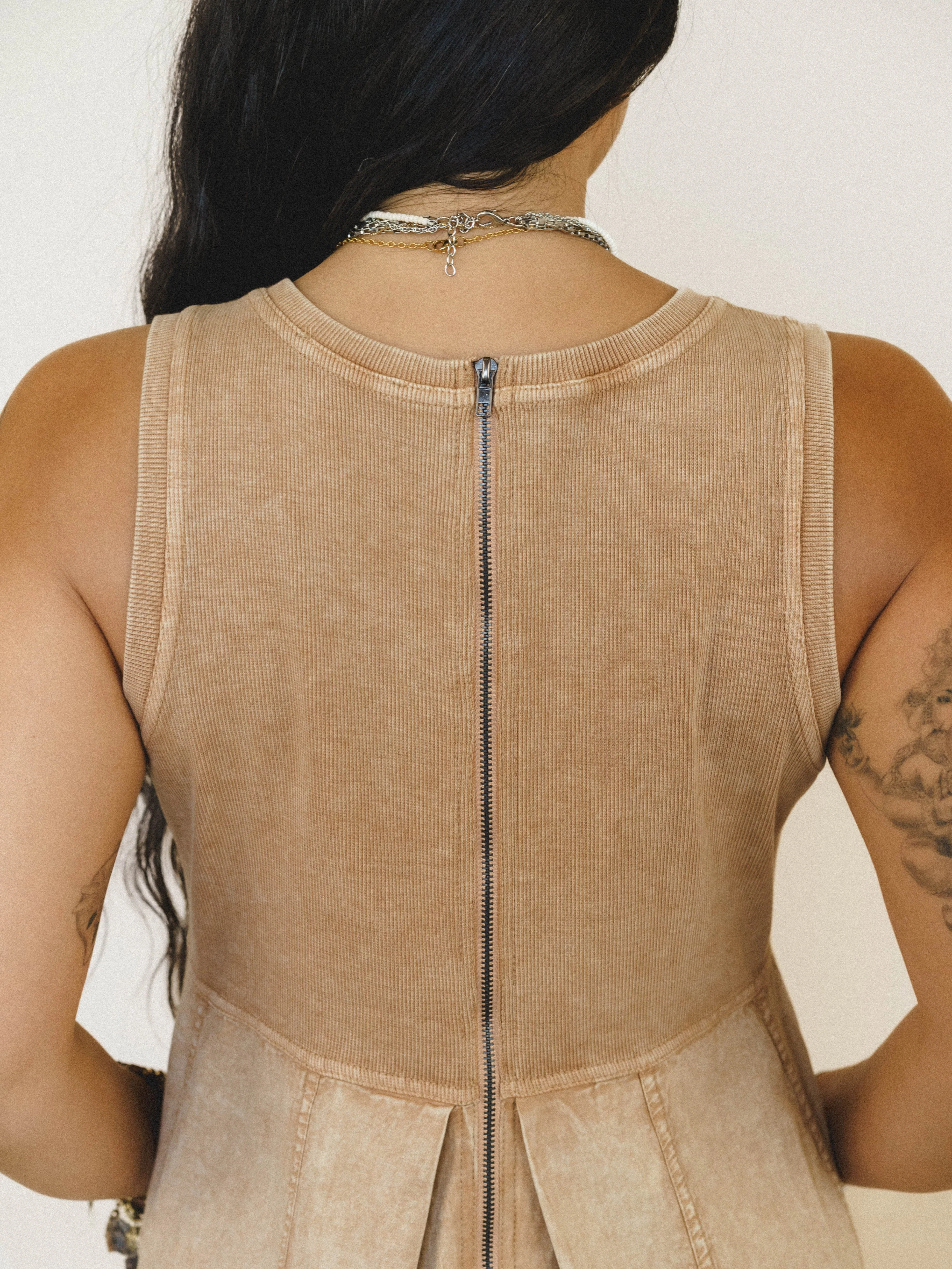 Jungle Beat Cargo Maxi Dress - Toast - Image 3