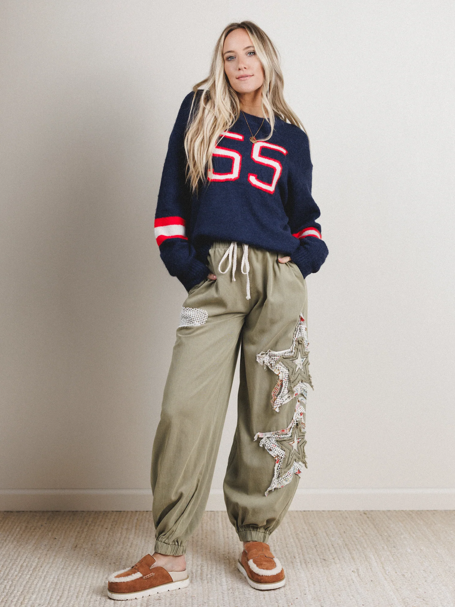 Just My Type Sweater - Navy - Image 4