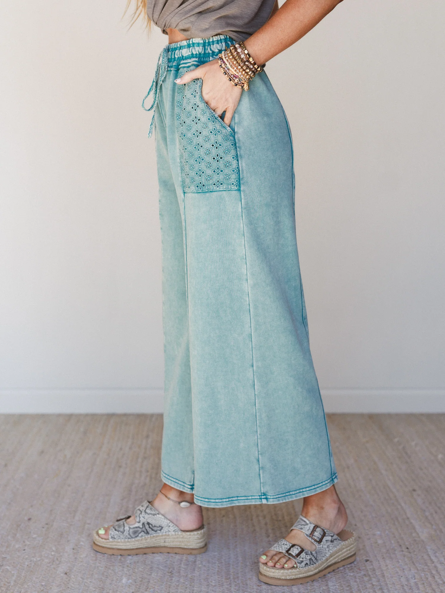 Just The Thing Pants - Peacock - Image 3
