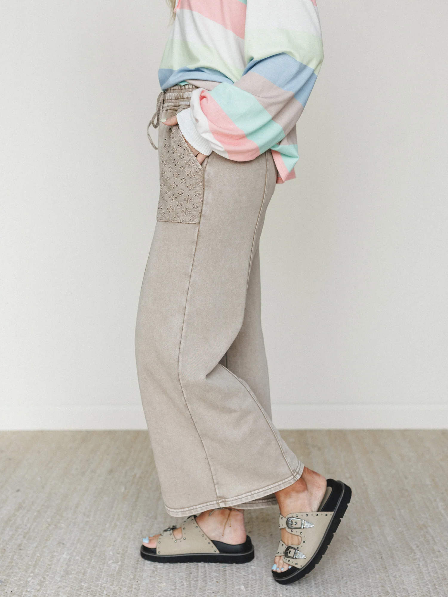 Just The Thing Pants - Mocha - Image 2