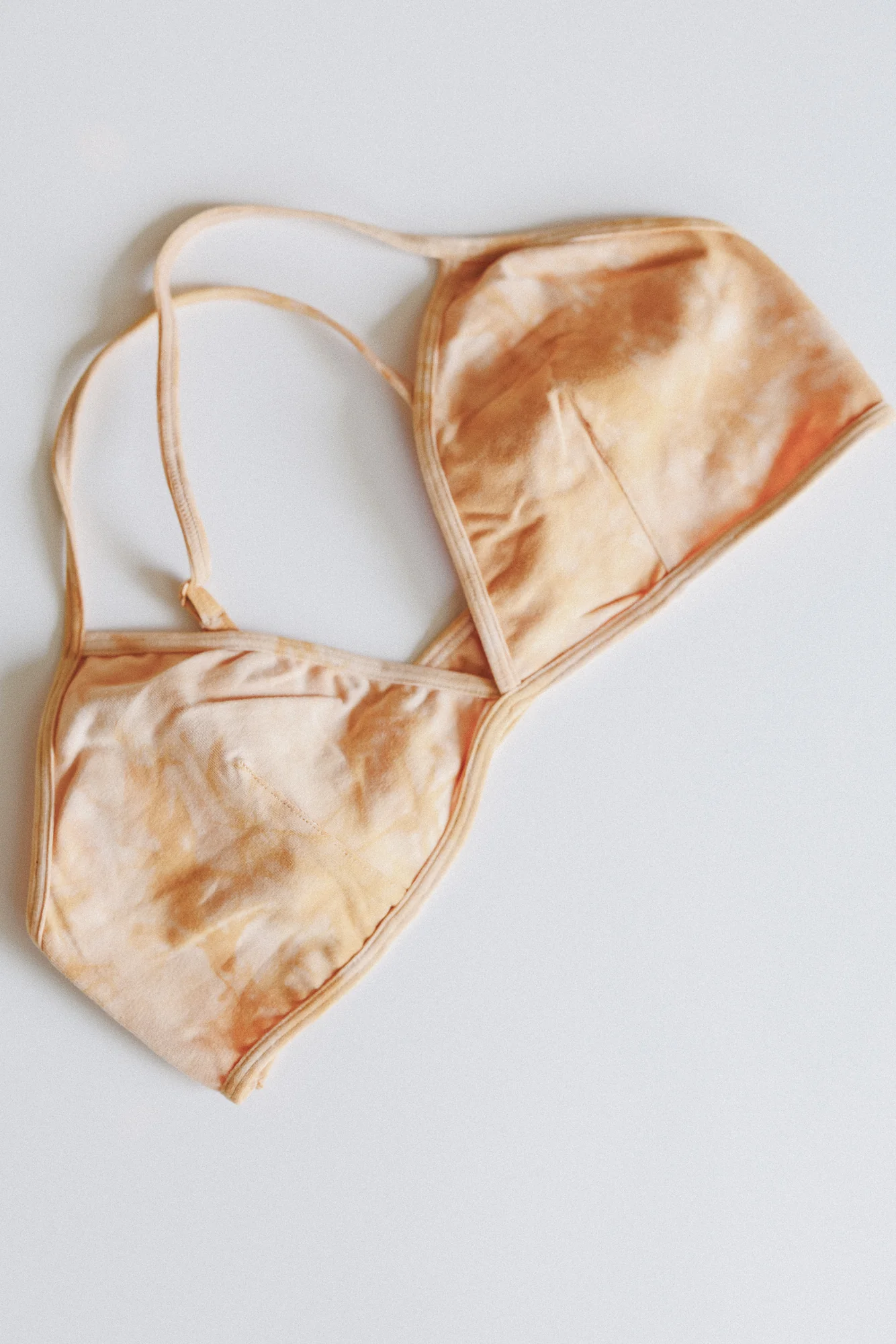 Justina Tie Dye Bralette - Orange - Image 2