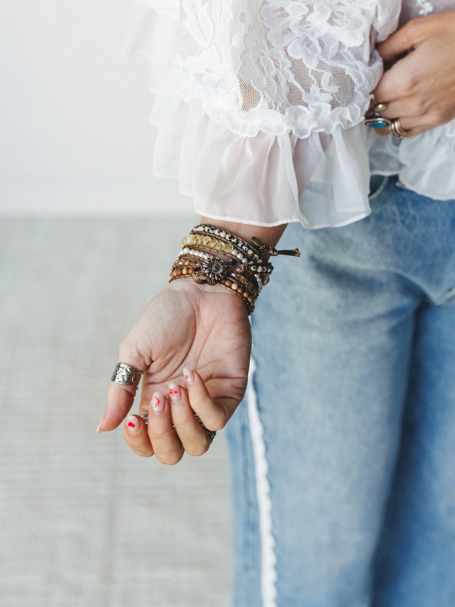 Kelly Wrap Bracelet - Robins Egg - Image 3