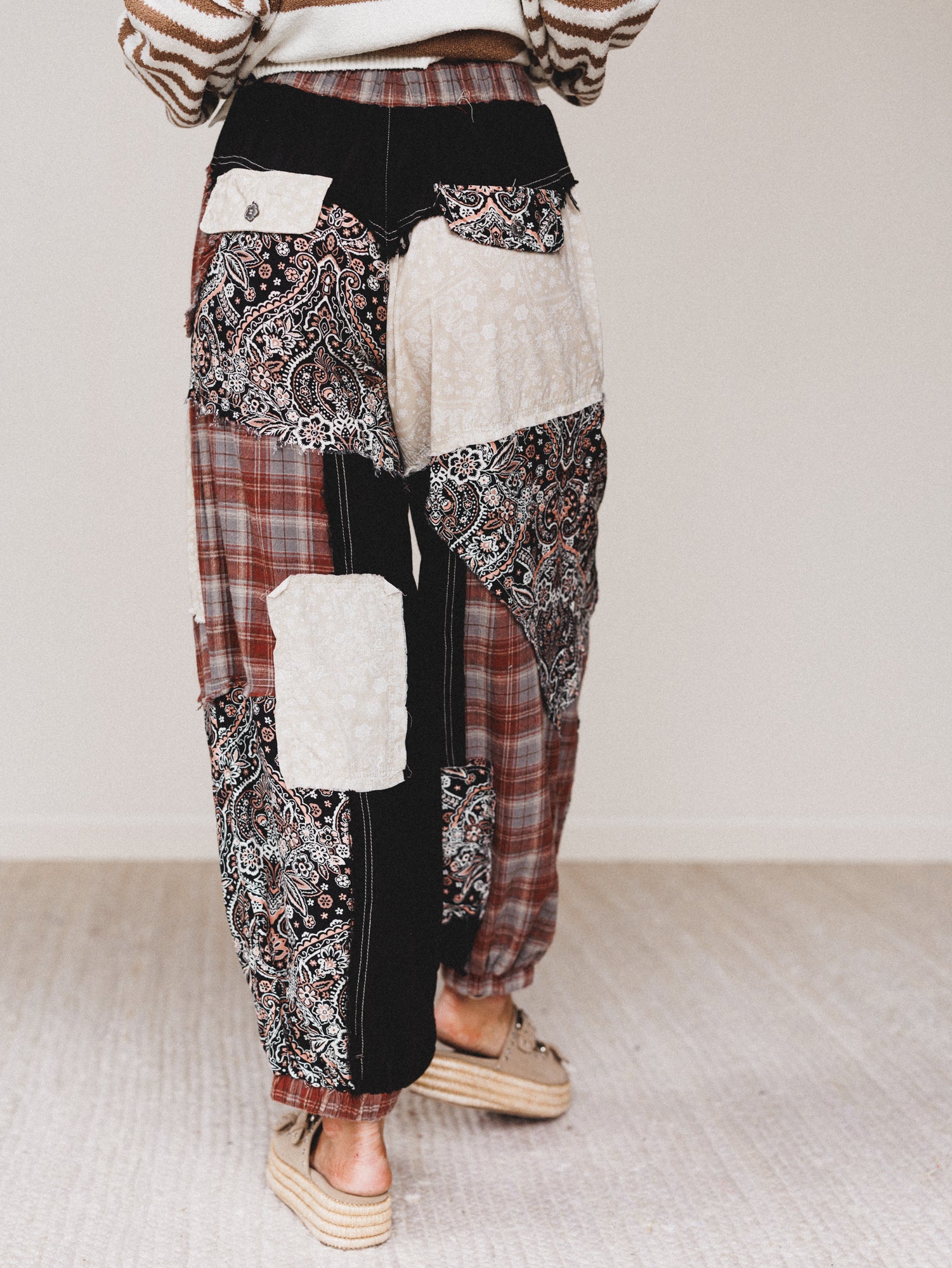 Kolton Wide Leg Pants - Black - Image 5