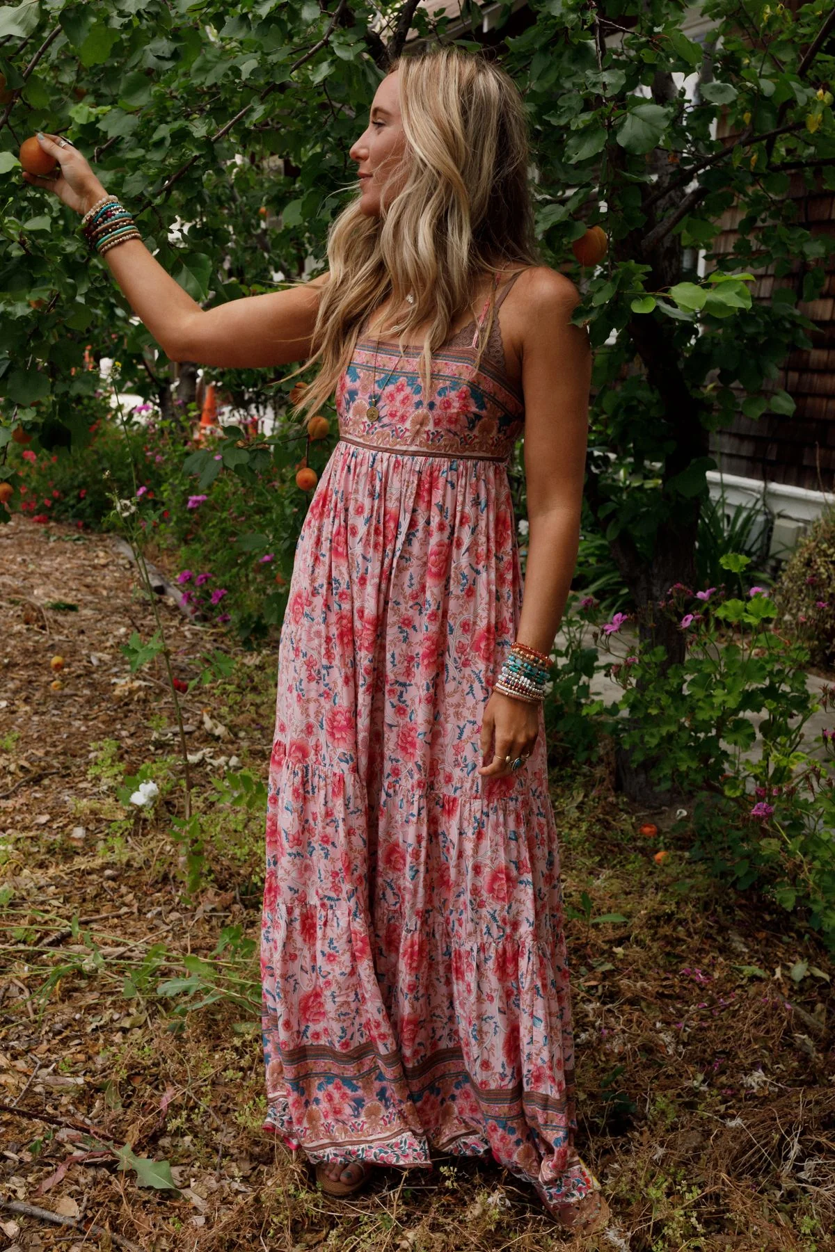 Lahaina Printed Dress - Pink Multi - Image 11