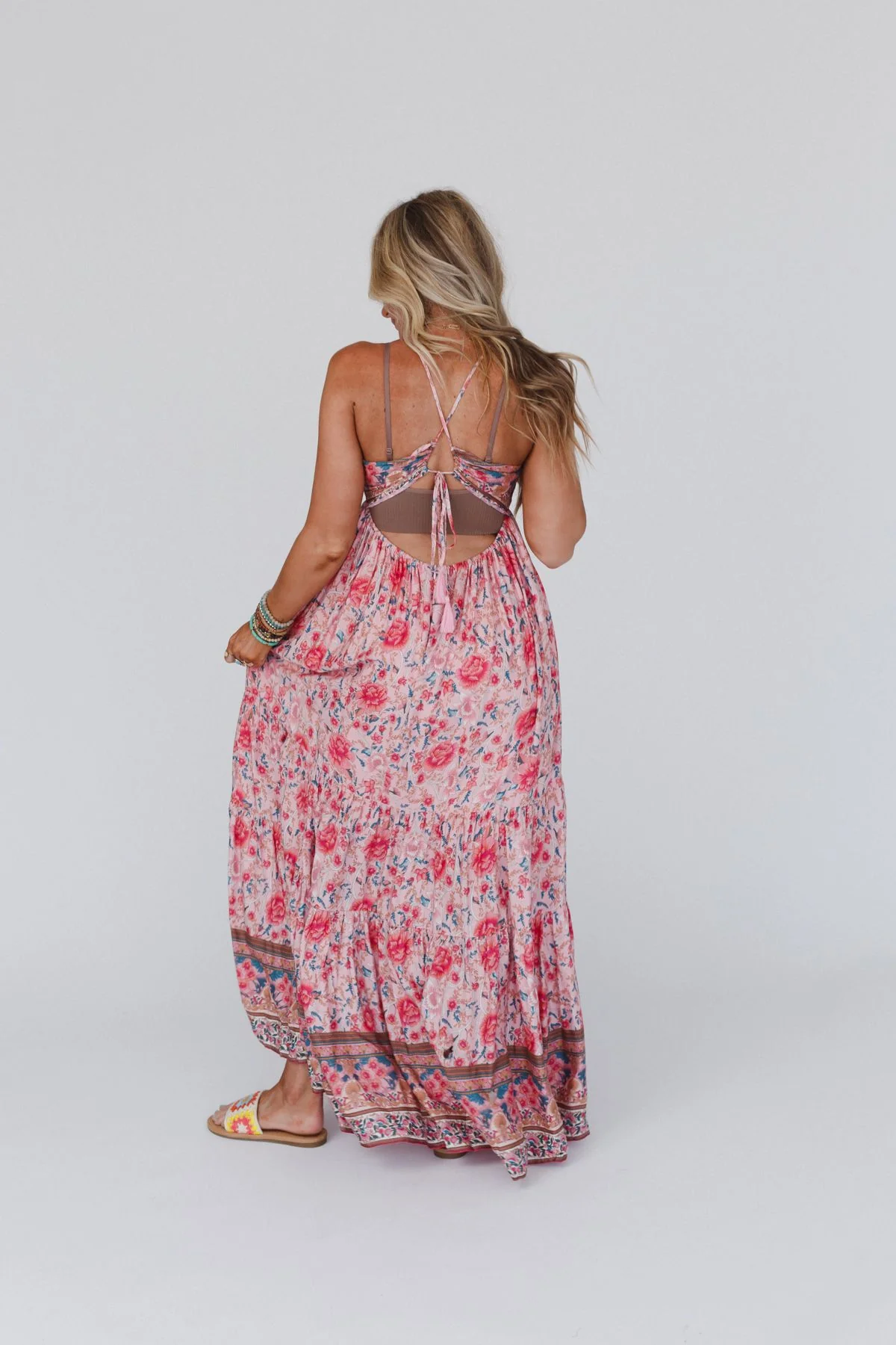 Lahaina Printed Dress - Pink Multi - Image 15