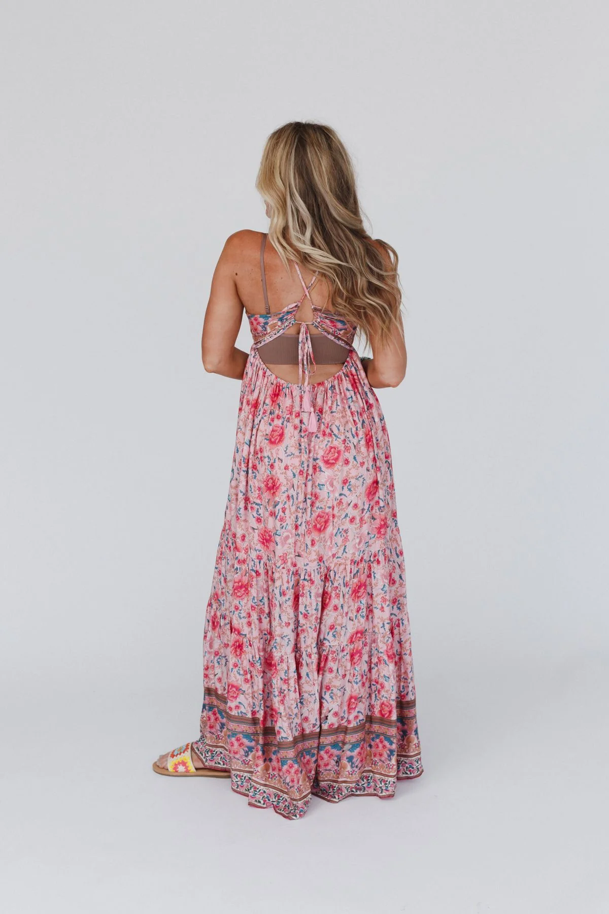 Lahaina Printed Dress - Pink Multi - Image 19