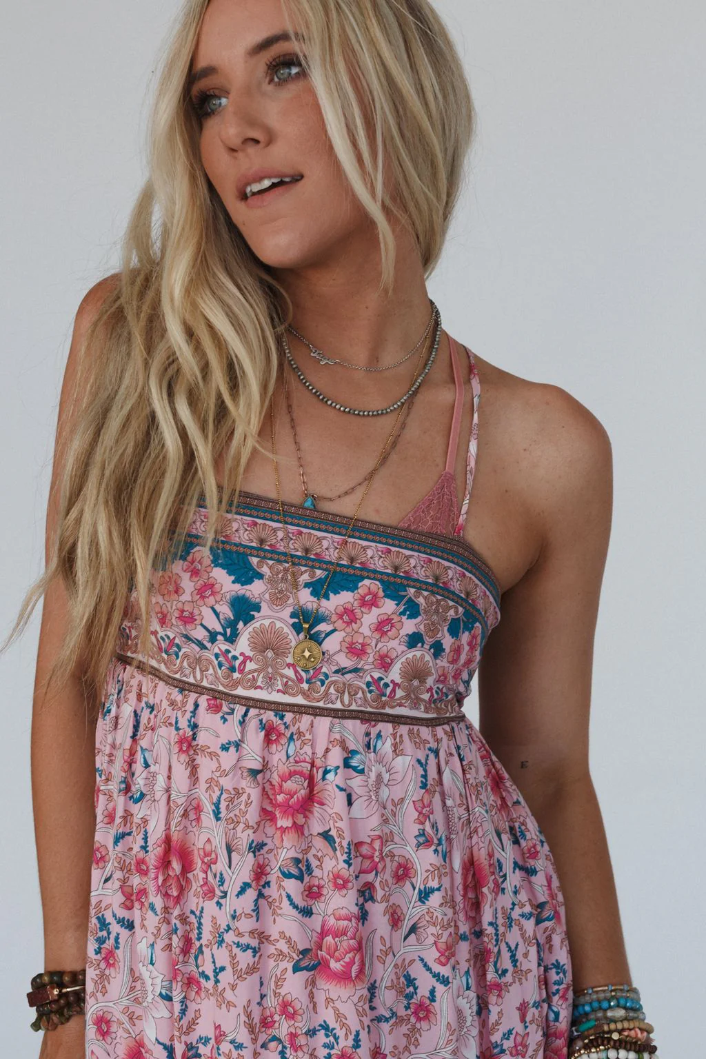 Lahaina Printed Dress - Pink Multi - Image 2