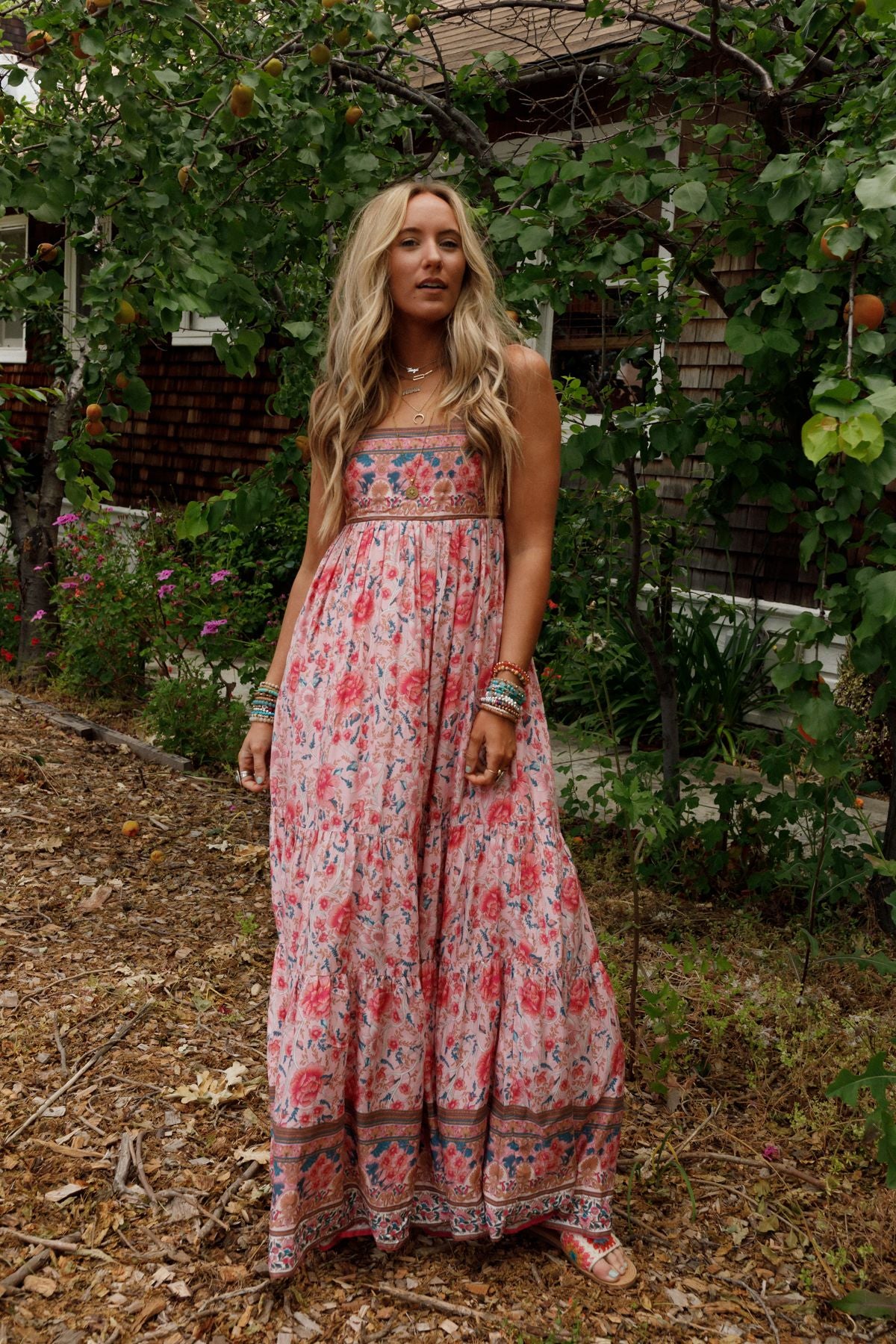 Lahaina Printed Dress - Pink Multi - Image 20