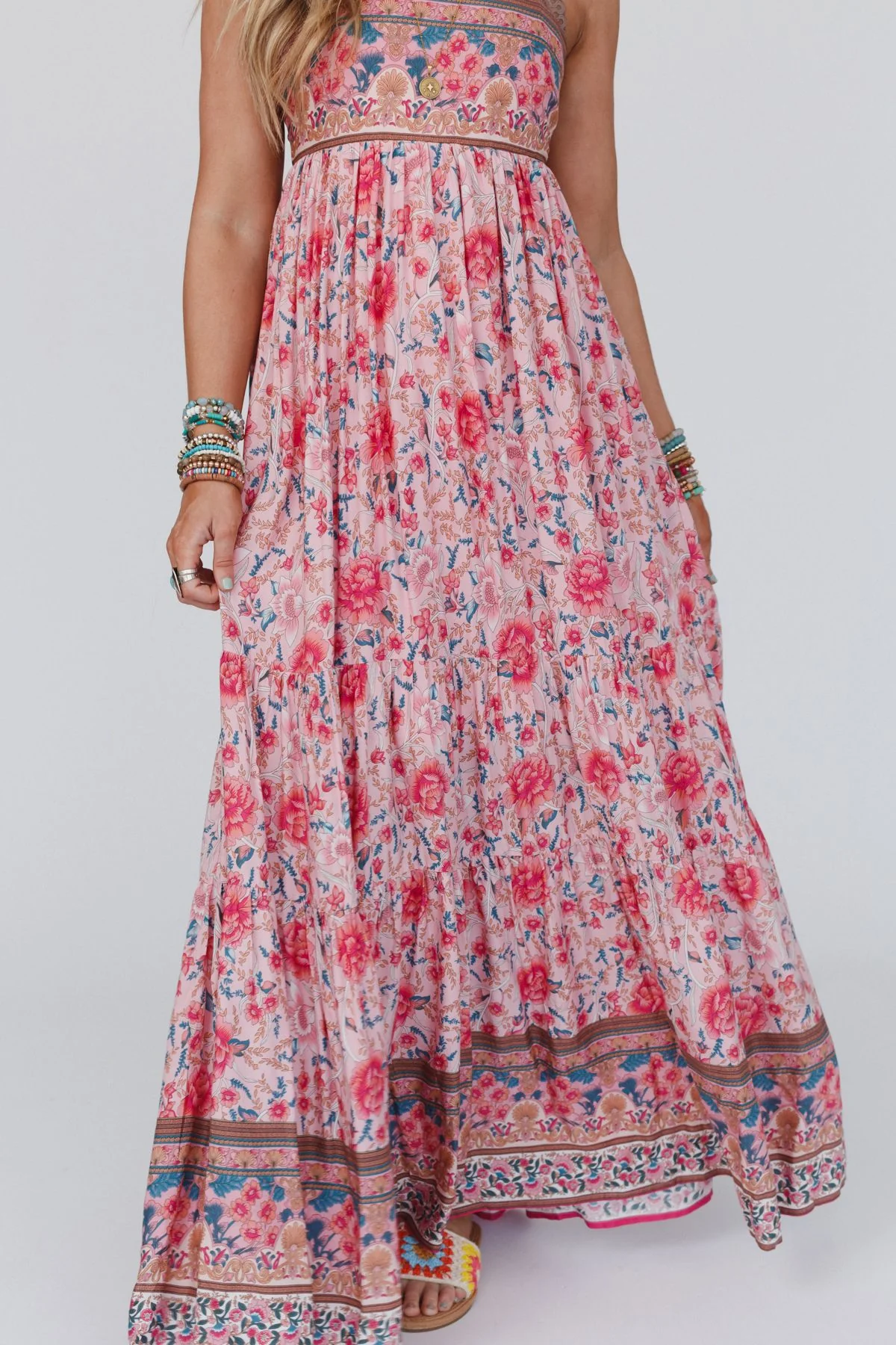 Lahaina Printed Dress - Pink Multi - Image 23