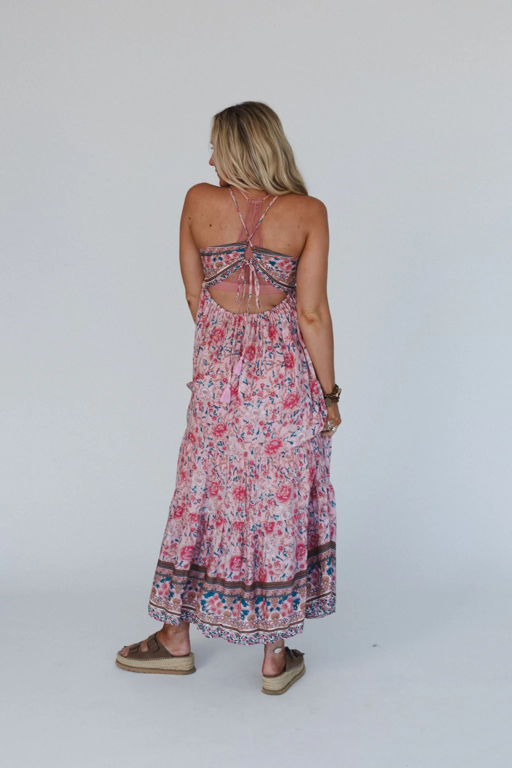 Lahaina Printed Dress - Pink Multi - Image 3