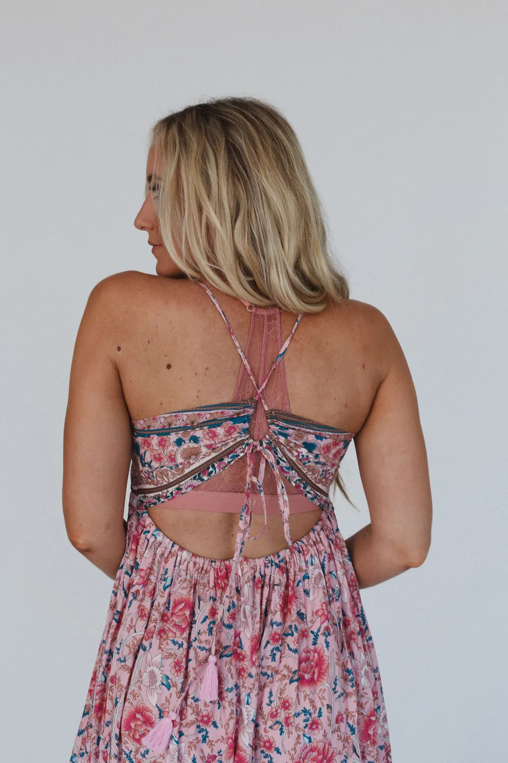 Lahaina Printed Dress - Pink Multi - Image 5